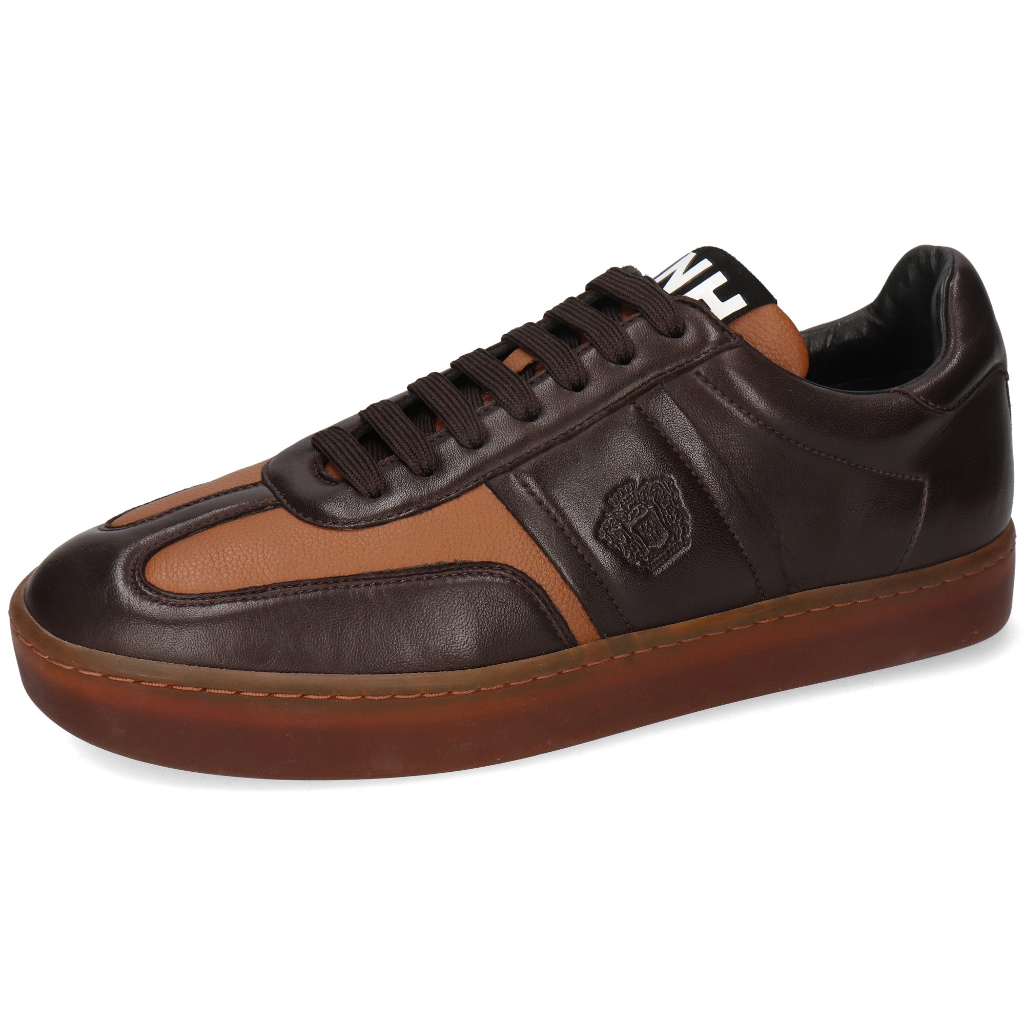 Melvin & Hamilton Alfie 1 Leder-Schnürschuhe für Herren Sneaker Plateausohlen, Echtes Leder, Herausnehmbare Innensohle, Latex Sohle