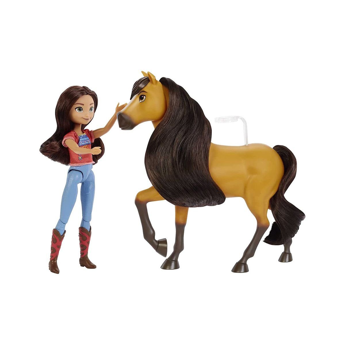 Pferd, Spielfigur Lucky HFB89 Spielset, - & DreamWorks mit Mattel - - Spirit Mattel® Puppe Spirit