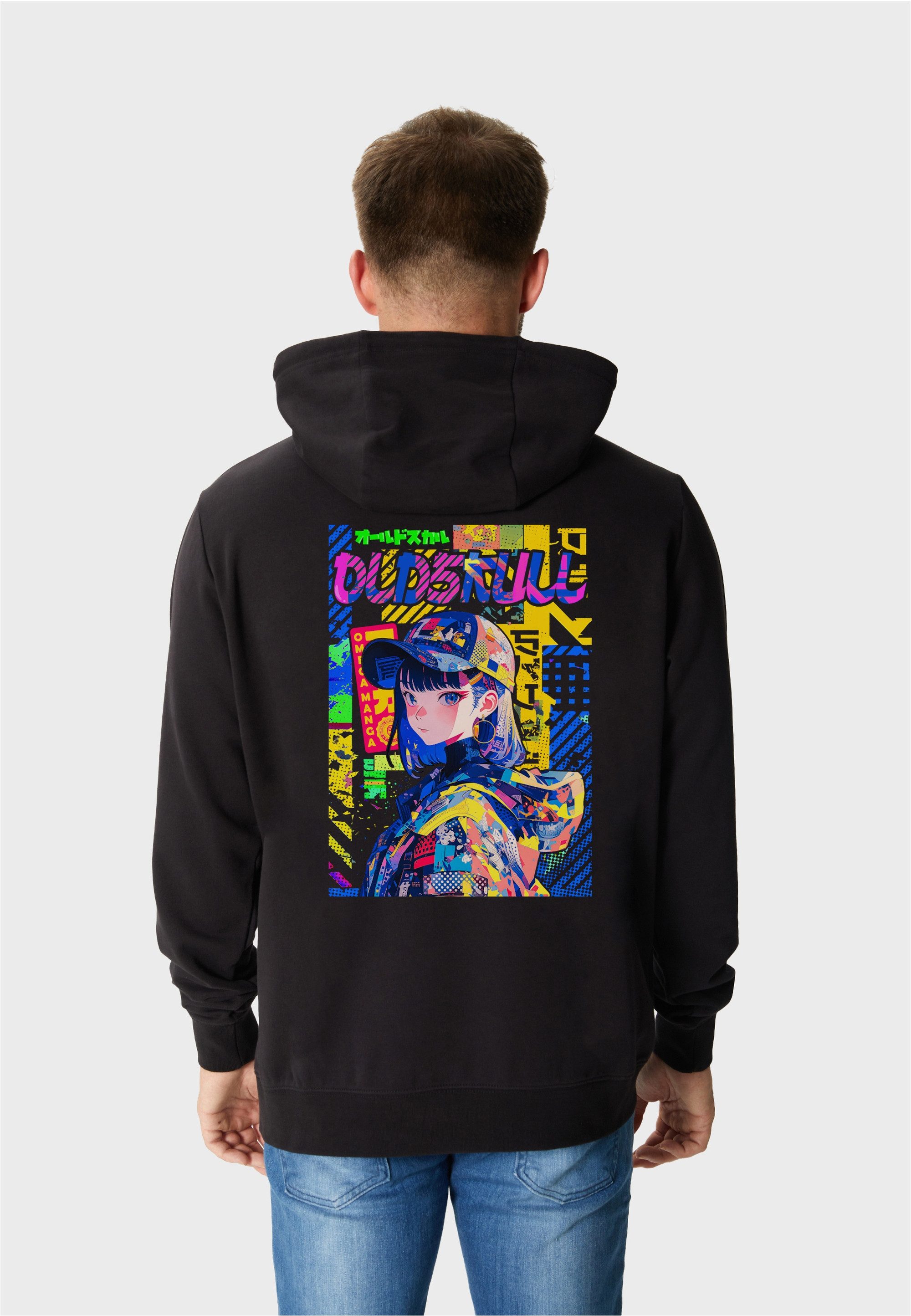 Oldskull Kapuzensweatshirt Asian Pop Art Princess günstig online kaufen