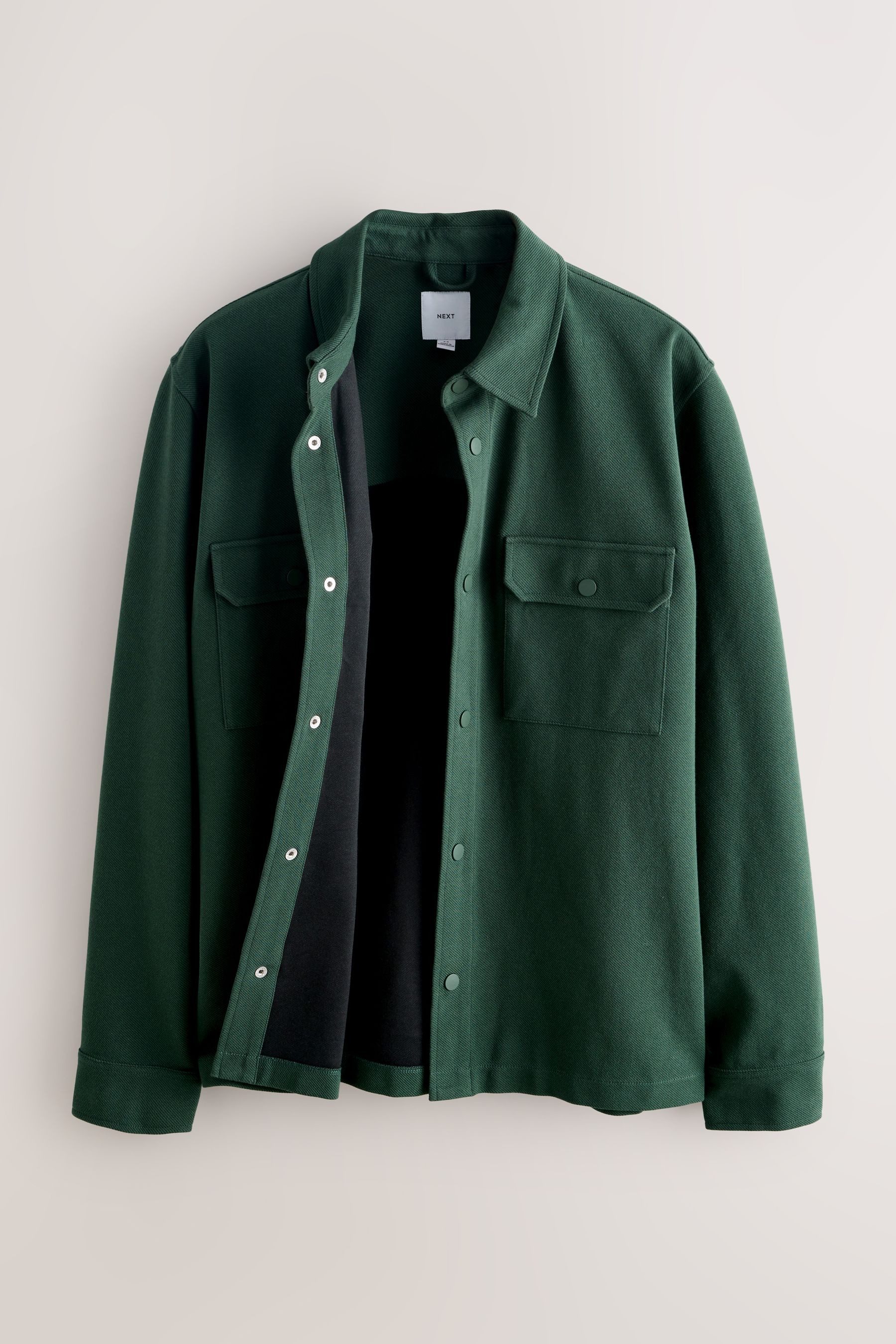 Hemdjacke Hemdjacke mit Druckknopfverschluss aus Jersey