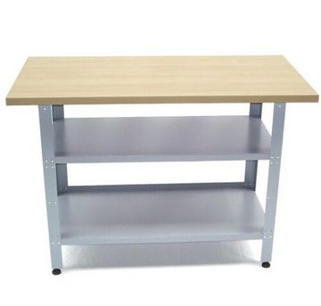 Apex Werkbank Werkbank Werkstatttisch 06058 Werktisch 120cm Packtisch Holzarbeitsplatte Tisch, (1-tlg)