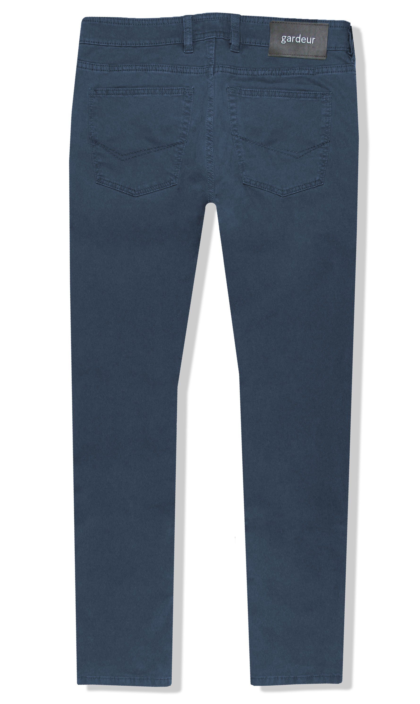 blue Cottonflex Baumwoll-Gabardine GARDEUR 5-Pocket-Jeans Atelier ombre Bill