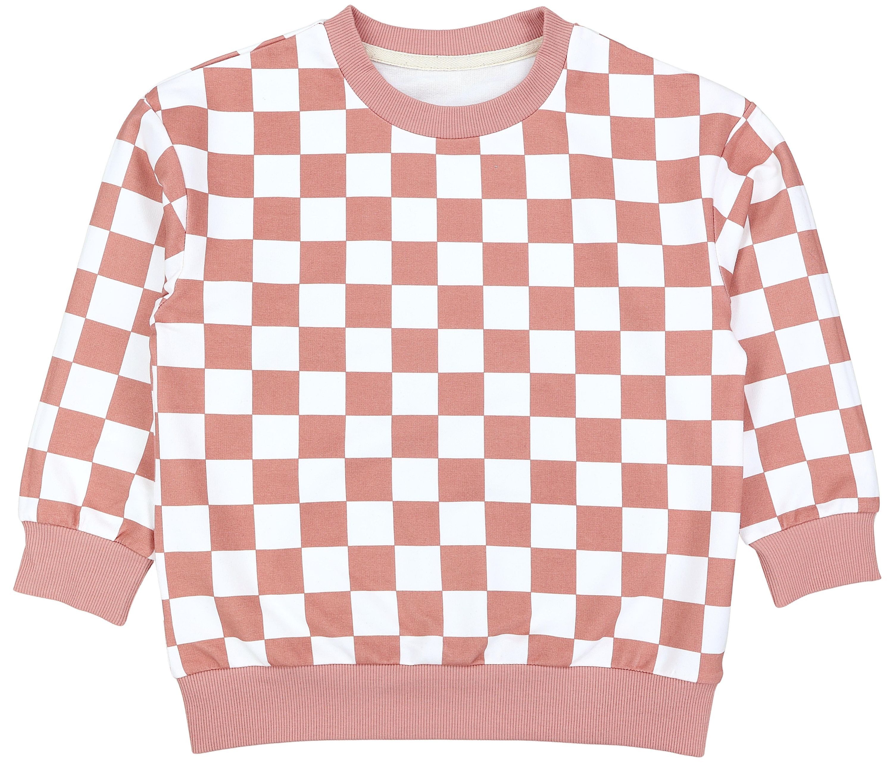 TupTam Sweatshirt TupTam Kinder Sweatshirt kariert unisex aus Bio-Baumwolle