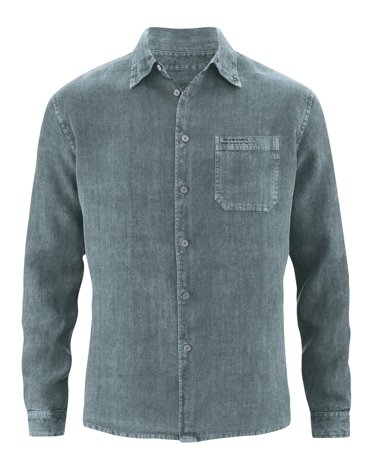 Langarmhemd Lässiges 100% Hanf Hemd - Casual Fit