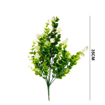 Kunstblume 18 Stk. Künstliche Blumen UV Beständige Kunstpflanzen Für Garten, Lubgitsr