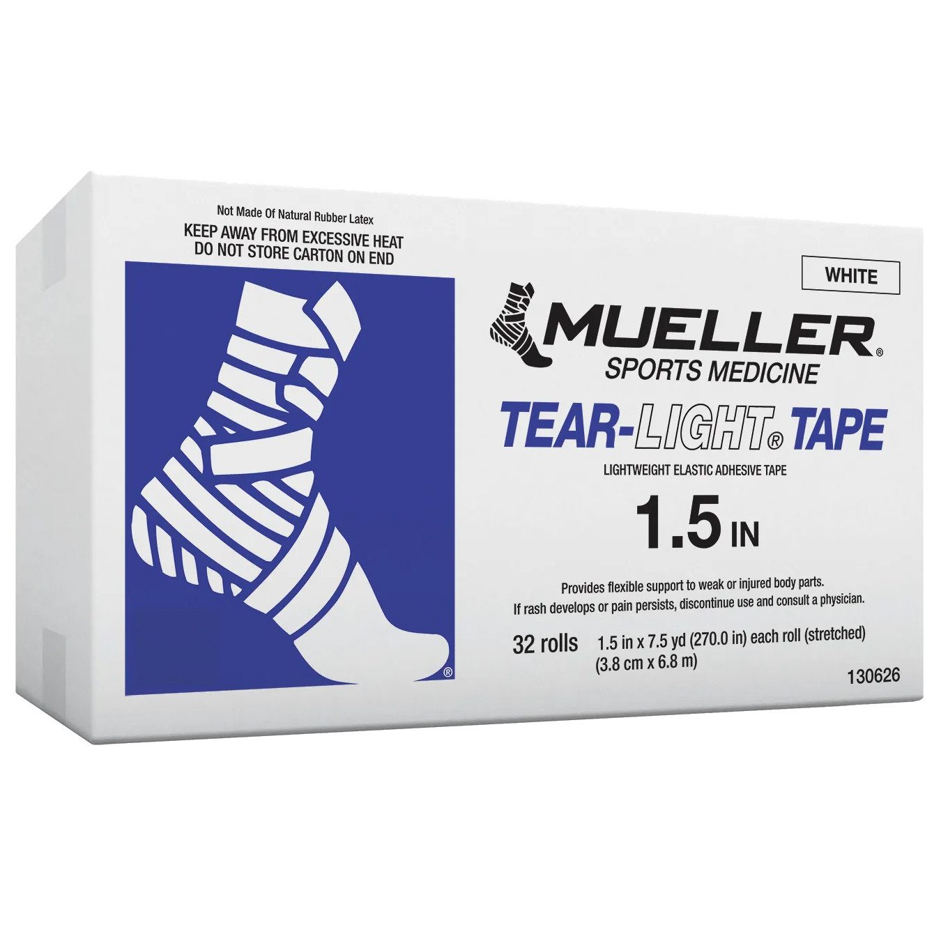 Mueller Sports Medicine Kinesiologie-Tape Mueller Tear-Light Tape (Großpackung)