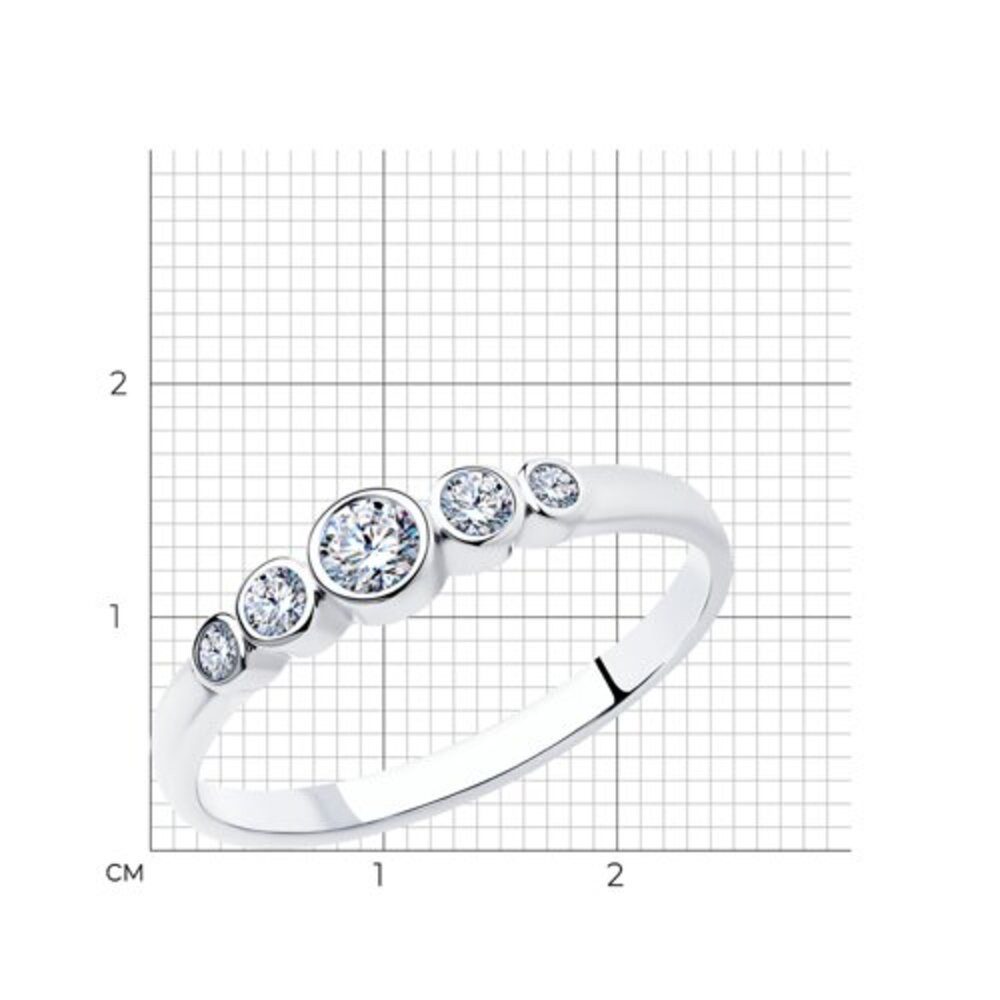 Secretforyou Fingerring Fingerring Ring 925 Silber Zirkonia Steine Echtschmuck – Bild 4 von 5