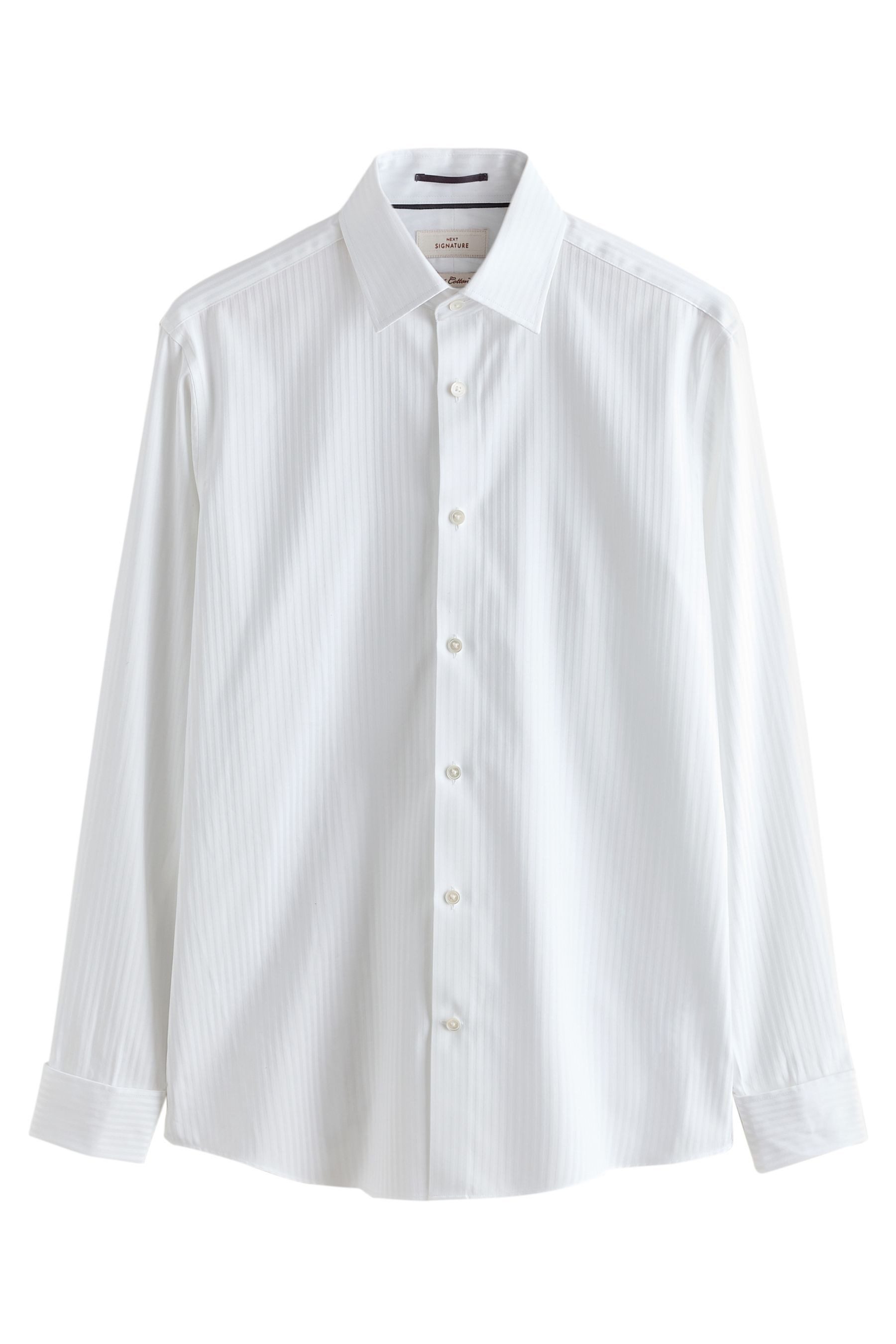 Langarmhemd Elegantes Signature Slim Fit Baumwollhemd