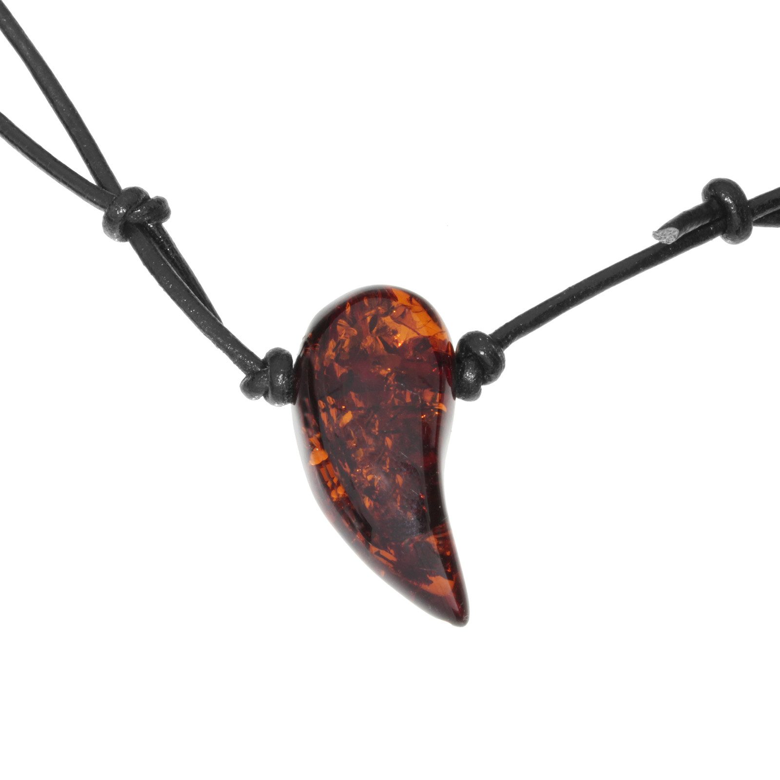 OSTSEE-SCHMUCK Kette mit Anhänger Ostsee-Schmuck Kette mit Anhänger Alex Kette mit Anhänger Alex (2-tlg)