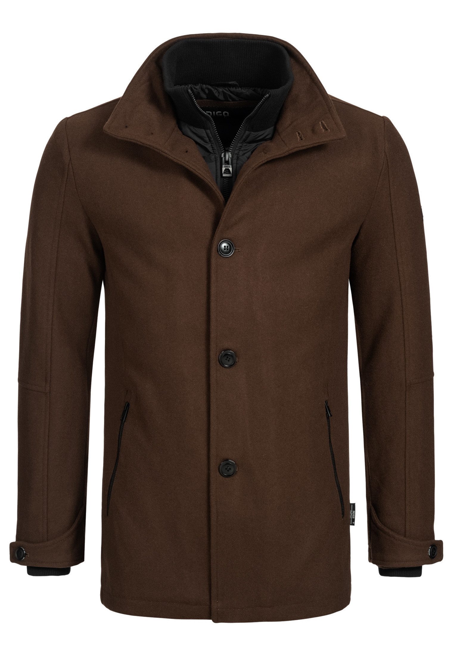 Indicode Wintermantel Herren Brittany Mantel Winter Herrenmantel mit wattie günstig online kaufen