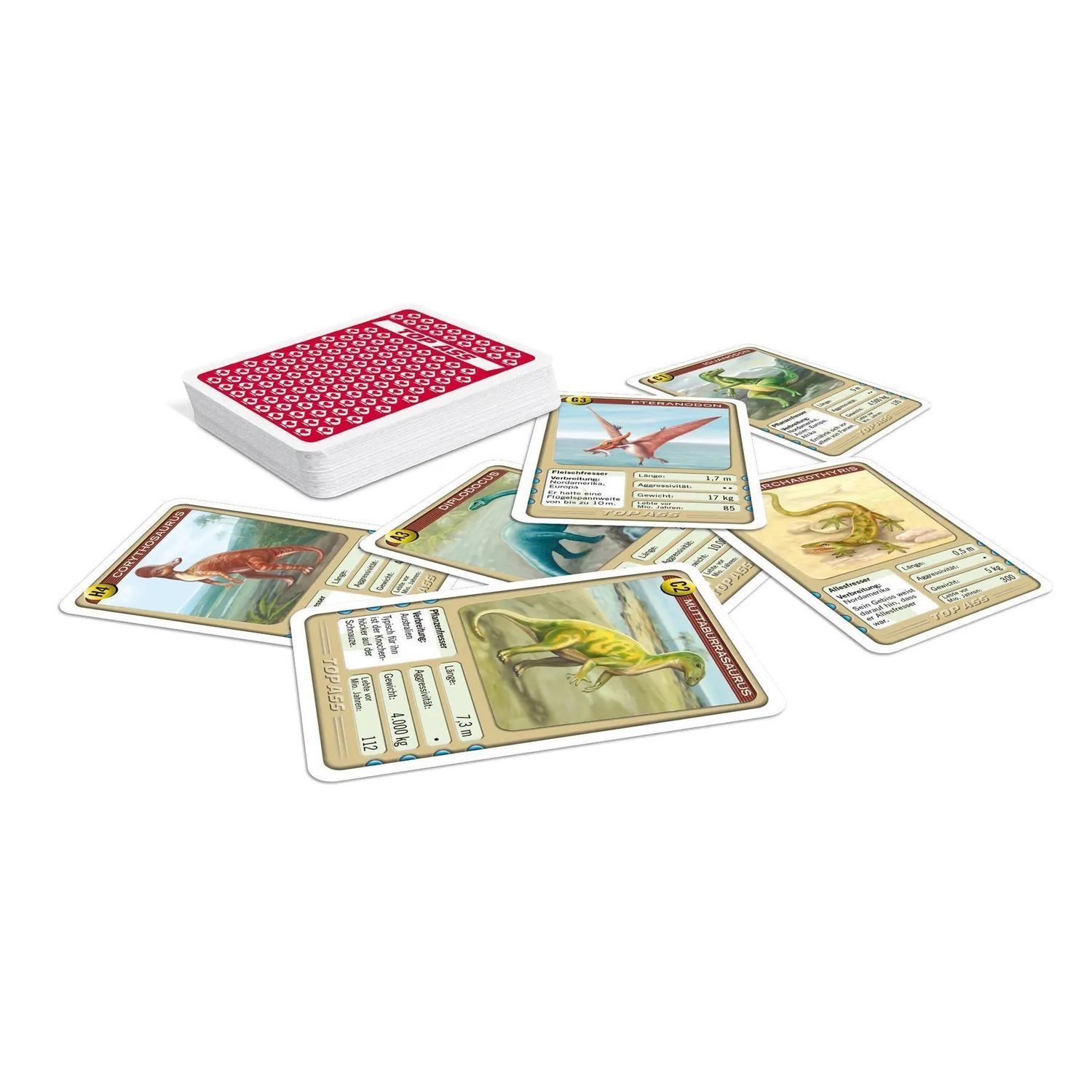 Cartamundi Spiel TOP ASS - Dinosaurier