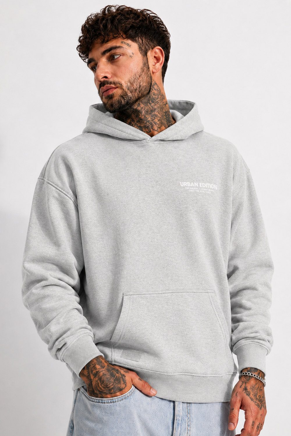 SUBLEVEL Kapuzenpullover Hoodie Herren Kapuzenpullover Kapuzenjacke Sweater