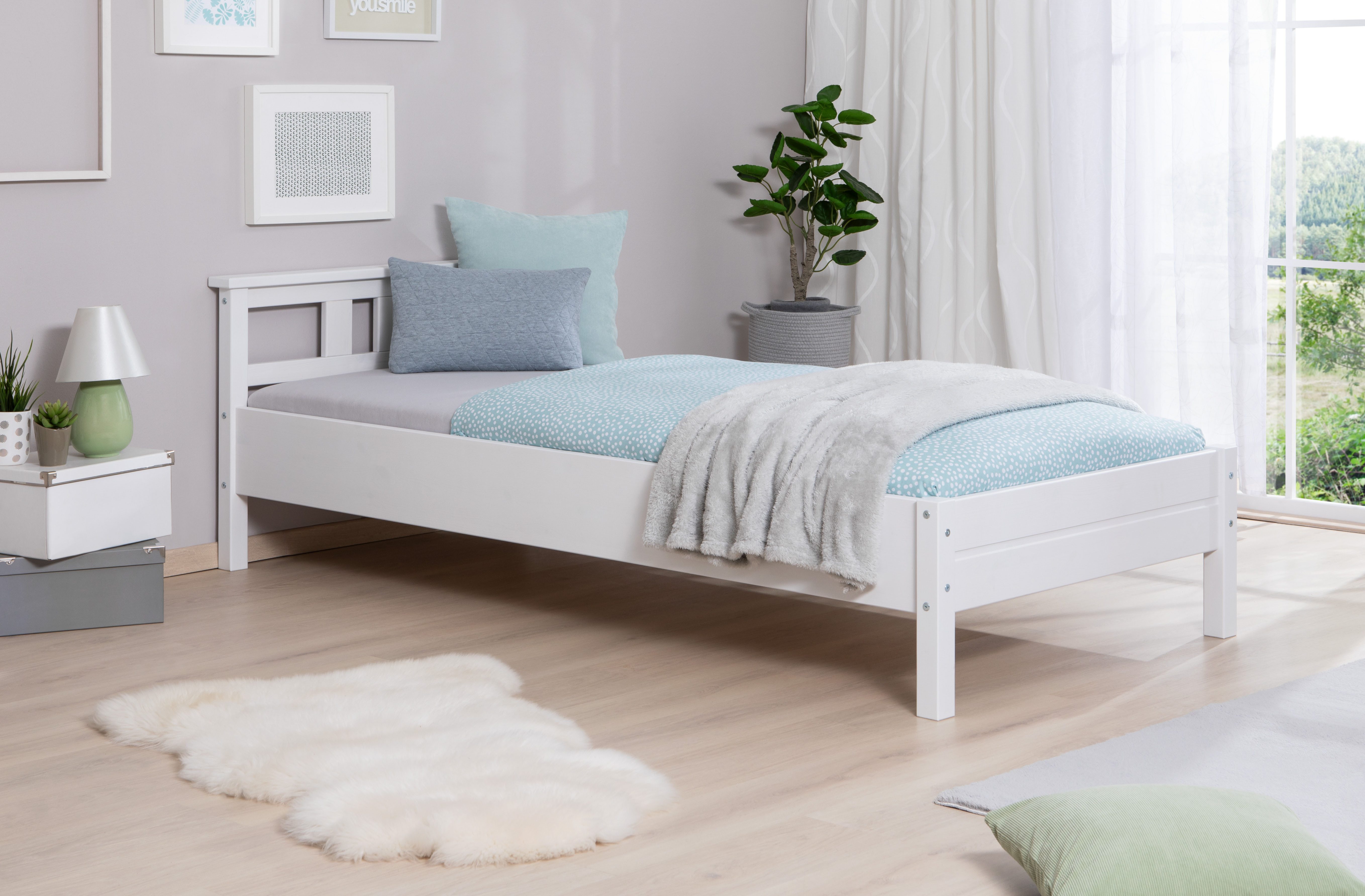 Ticaa Futonbett Merci, Einzelbett, aus Kiefer günstig online kaufen