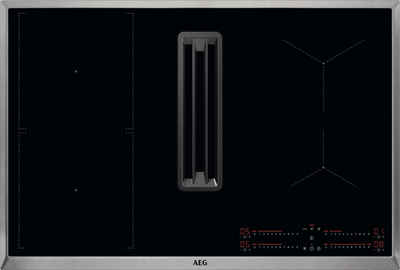 AEG Kochfeld mit Dunstabzug COLI84COXB, 80 cm, Made in Germany, Bridge-Funktion, Umluft, 2-in-1-Filter