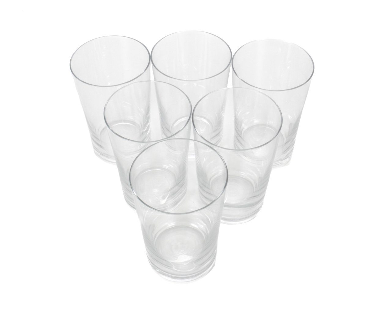 Bubble-Store Gläser-Set 6er Set, Glas, Trinkgläser Saftgläser Wassergläser