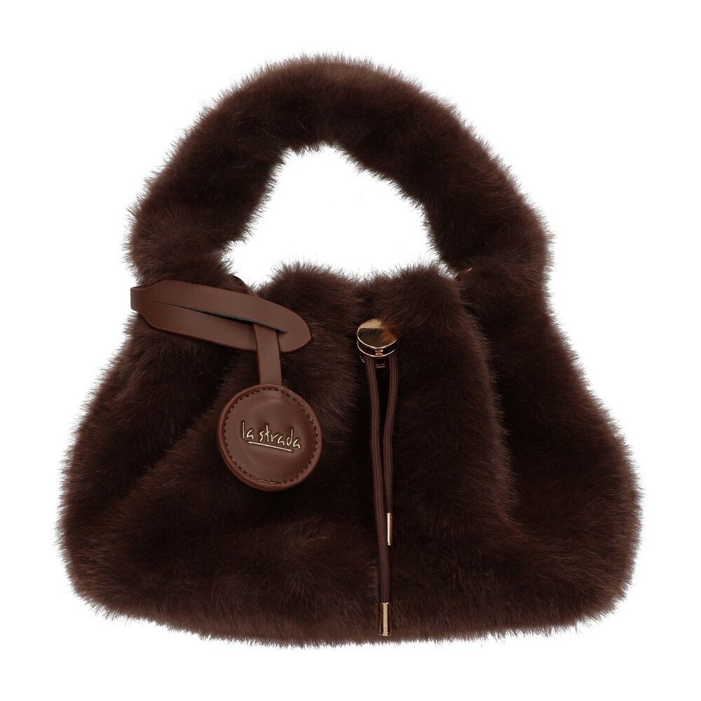 La Strada Handtasche La Strada - Lotte - Dk Brown Fur - Braun