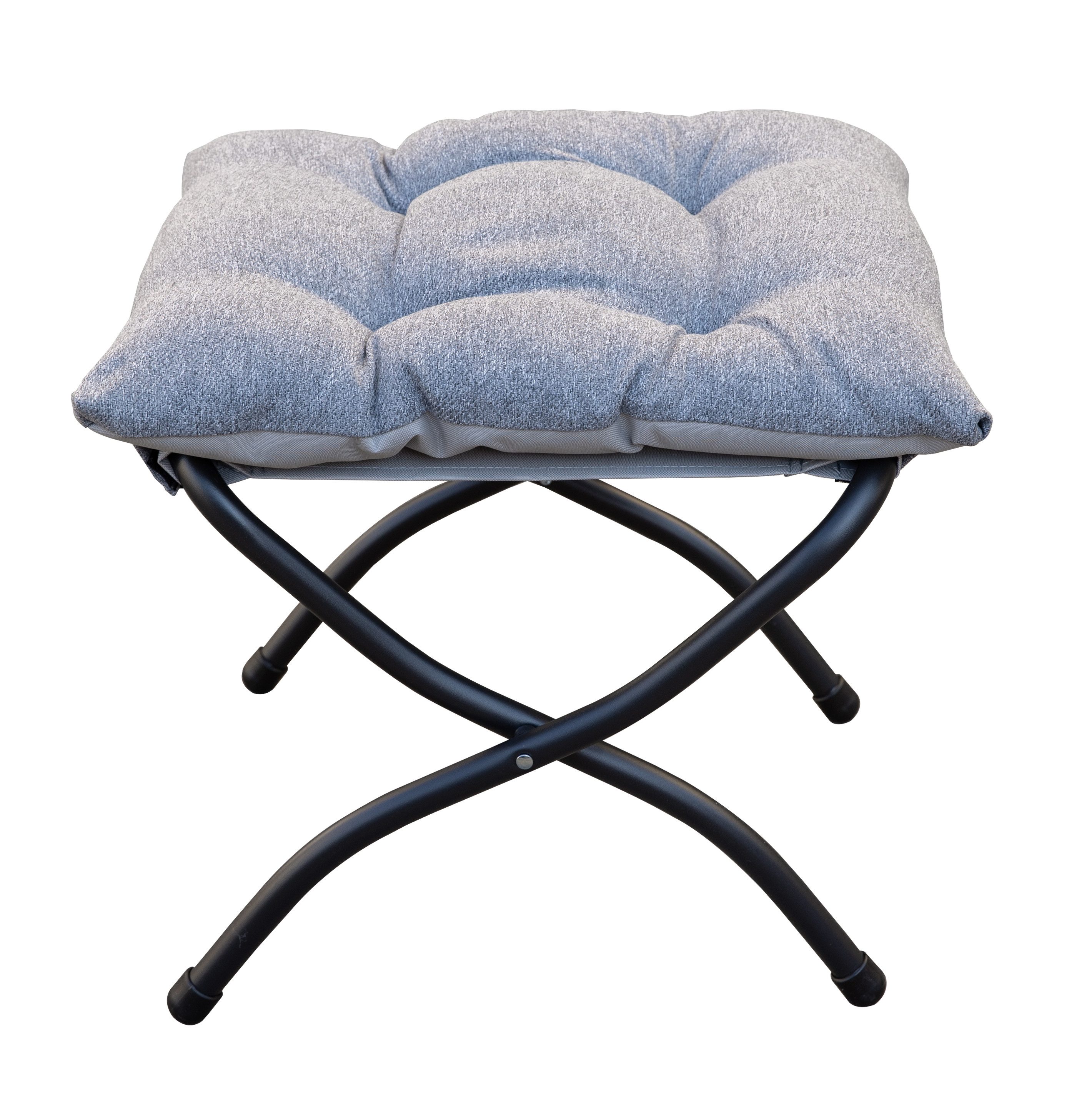Quick Star Fußhocker Fußhocker mit Kissen (1 St), Mit Kissen