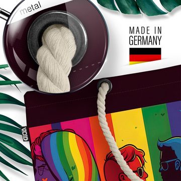 VOID Strandtasche (1-tlg), LGBTQ Comic Regenbogen Anime Grafik Club Gay pride flag parade club L