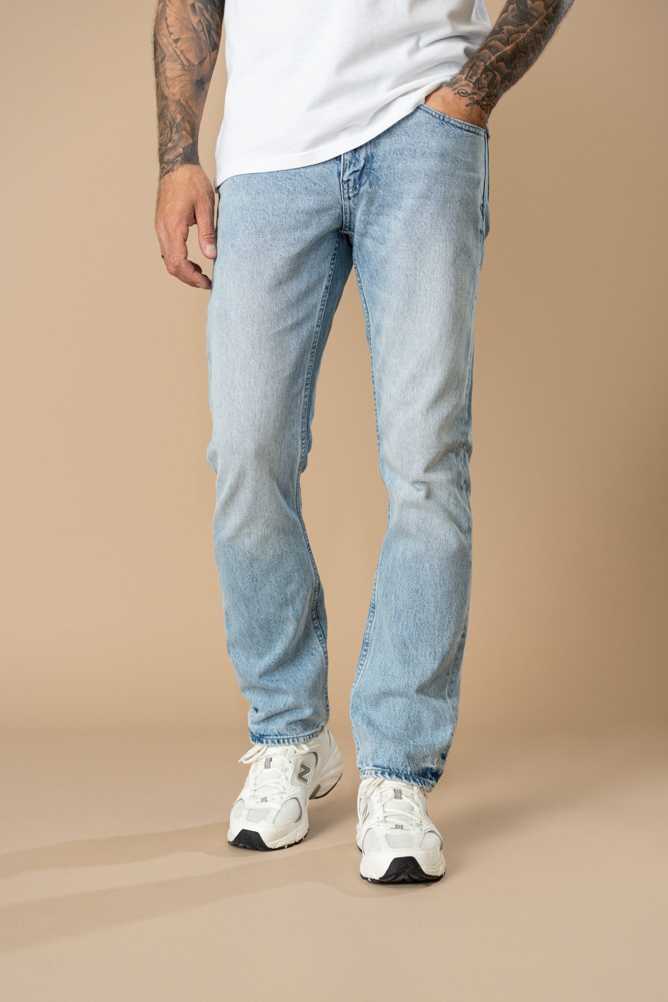 Petrol Industries Straight-Jeans mit optisch 2teiliger Gesäßtasche
