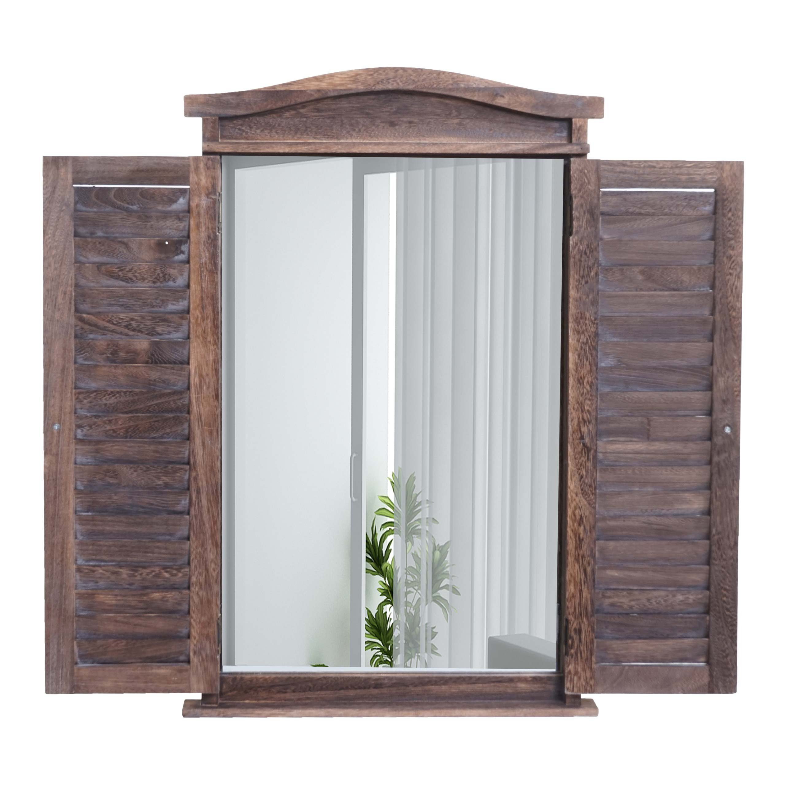 MCW Wandspiegel Spiegel (1-St), Fensterladenoptik, Einfache günstig online kaufen
