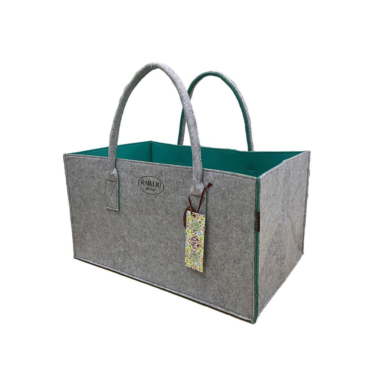Einkaufsshopper KULT Filz-Tasche shopper Kaminholztasche Filzkorb Einkaufstasche groß