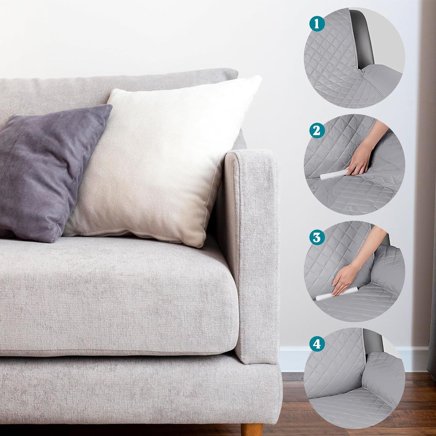 Coonoor Sofabezug 14 Stück Rutschfester Schaumstoff-Stangen, feste Stangen, günstig online kaufen