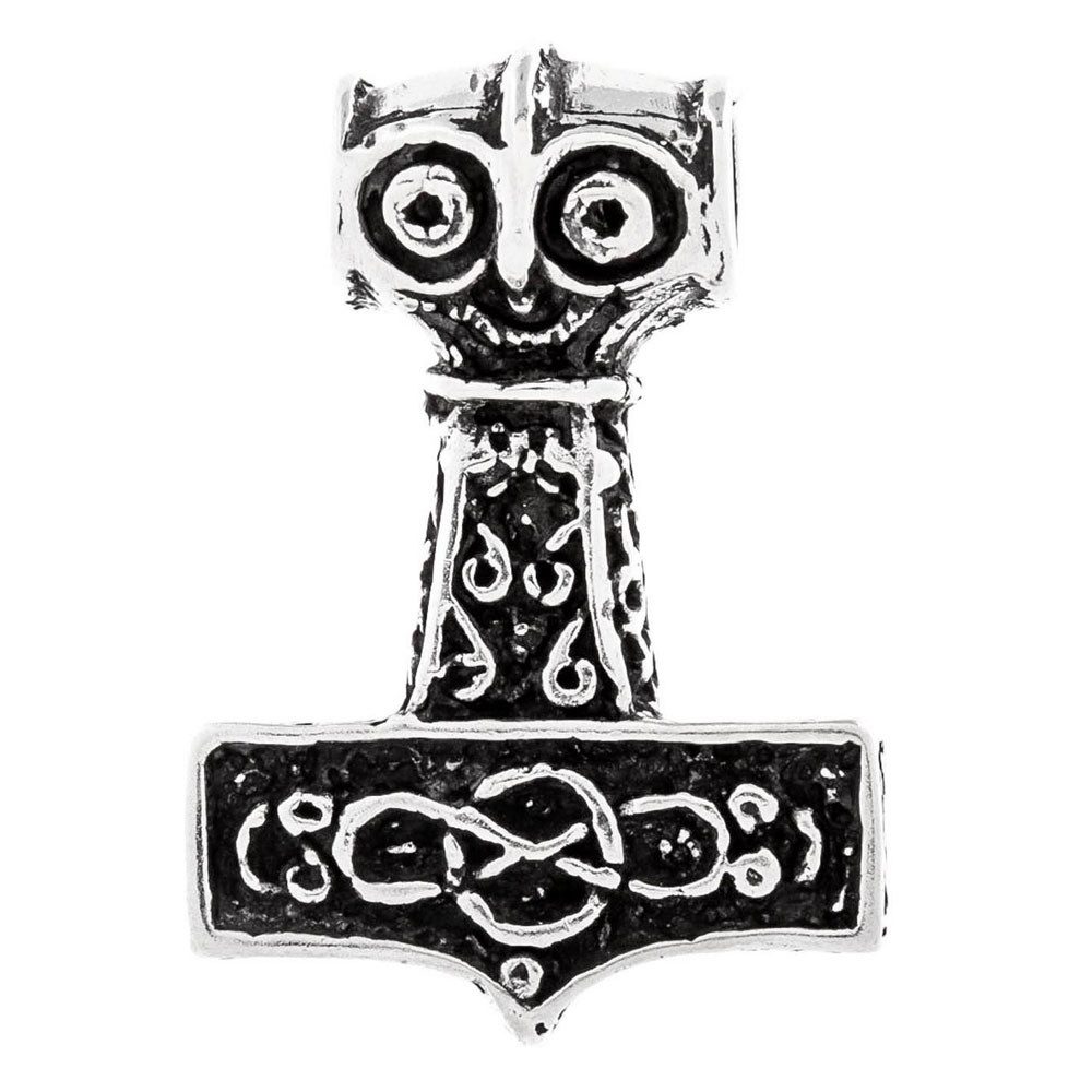 Kettenanhänger Thors Hammer Schmuck Anhänger 925er Silber - Thorhammer - 33x24mm