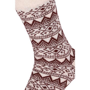 Chili Lifestyle Strümpfe Socken Wool Classic Winter Schaf Wolle Damen Herren Warm 4 Paar