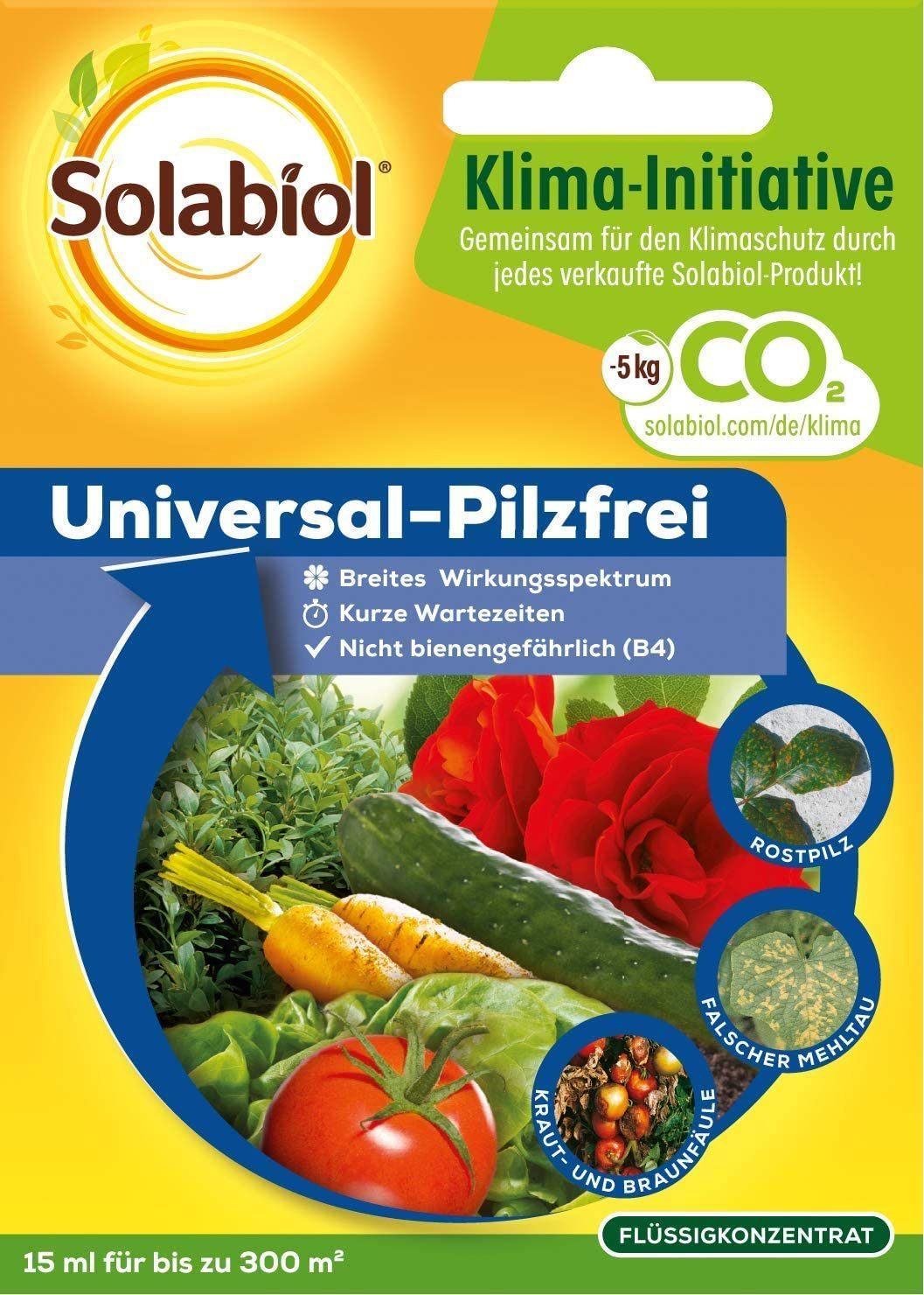 Pflanzen-Pilzfrei Solabiol Universal-Pilzfrei 15 ml wirksam gegen viele Pilzkrankheiten
