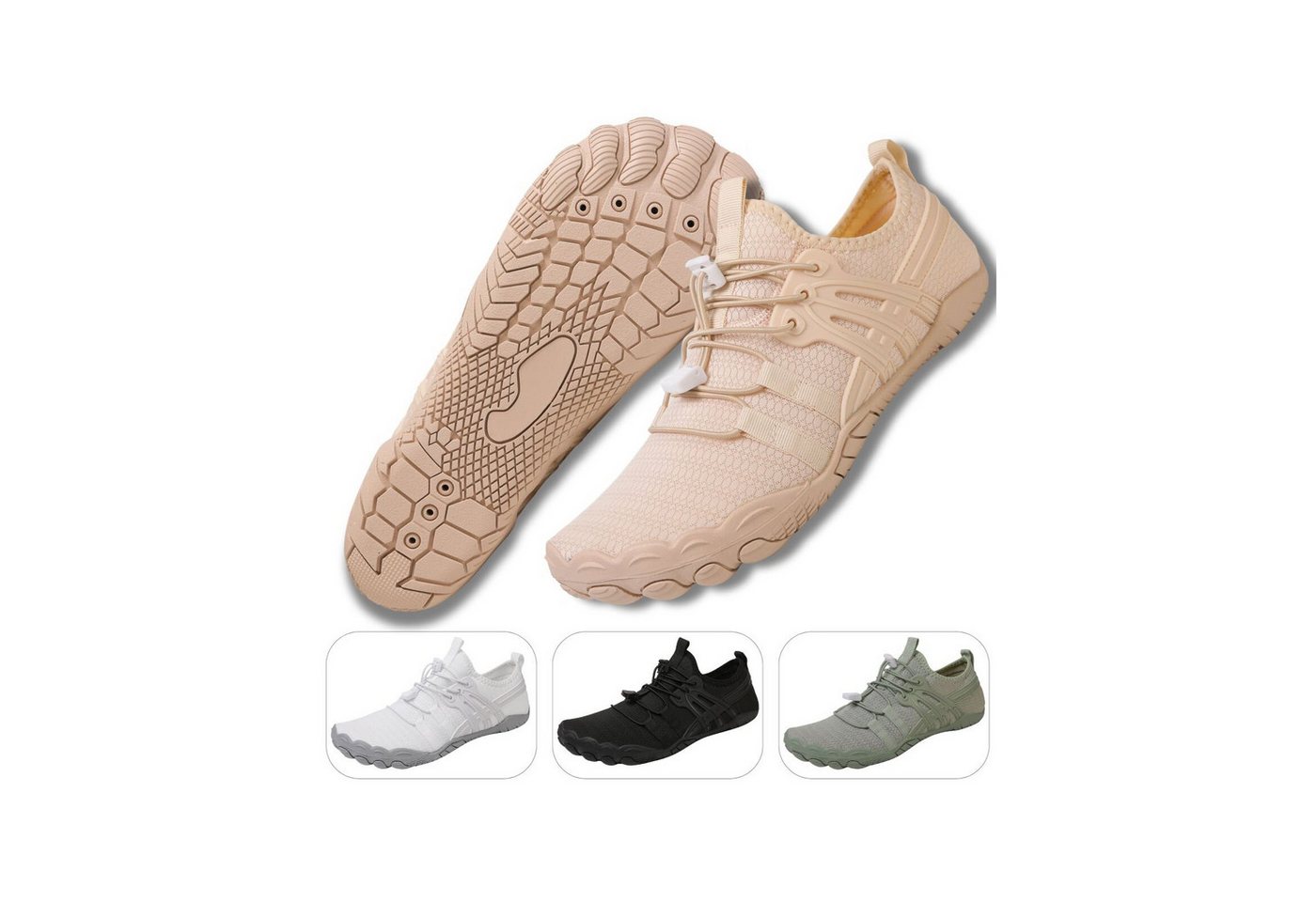 DOTALES Balancestep Barfußschuhe Damen & Herren Barfußschuhe Barfußschuh Das Original-Barfuß Sneaker, Minimalschuhe, Schnellverschluss