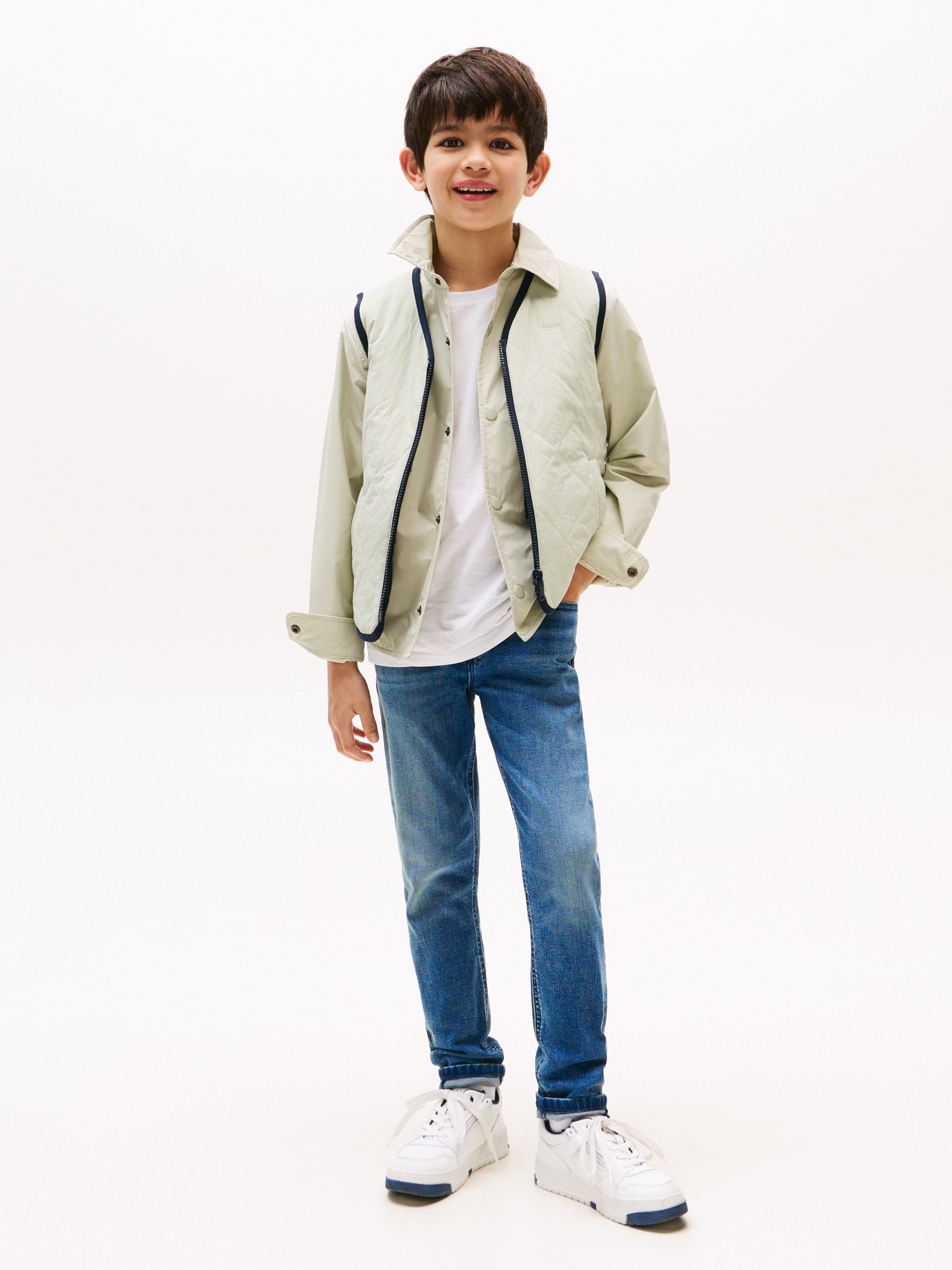 Tommy Hilfiger Slim-fit-Jeans SCANTON VINTAGE DENIM für Kinder bis 16 Jahre, n cooler Waschungi