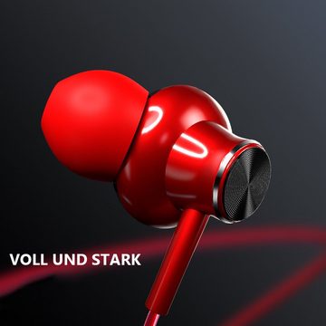 GelldG Kopfhörer Typ-C Kopfhörer, HiFi Stereo, USB-C Headset In-Ear-Kopfhörer (Rauschunterdrückung)