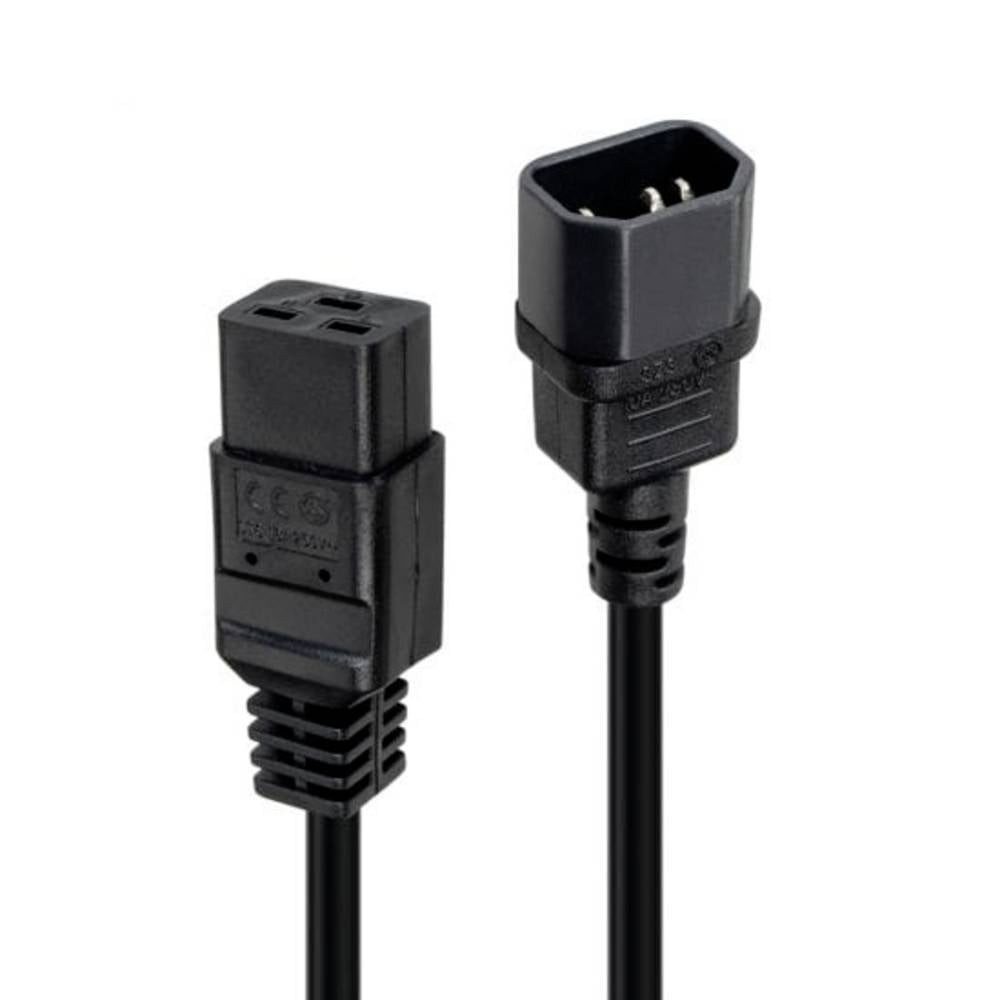 Lindy Strom Anschlusskabel 3 m Schwarz 30492 Computer-Kabel