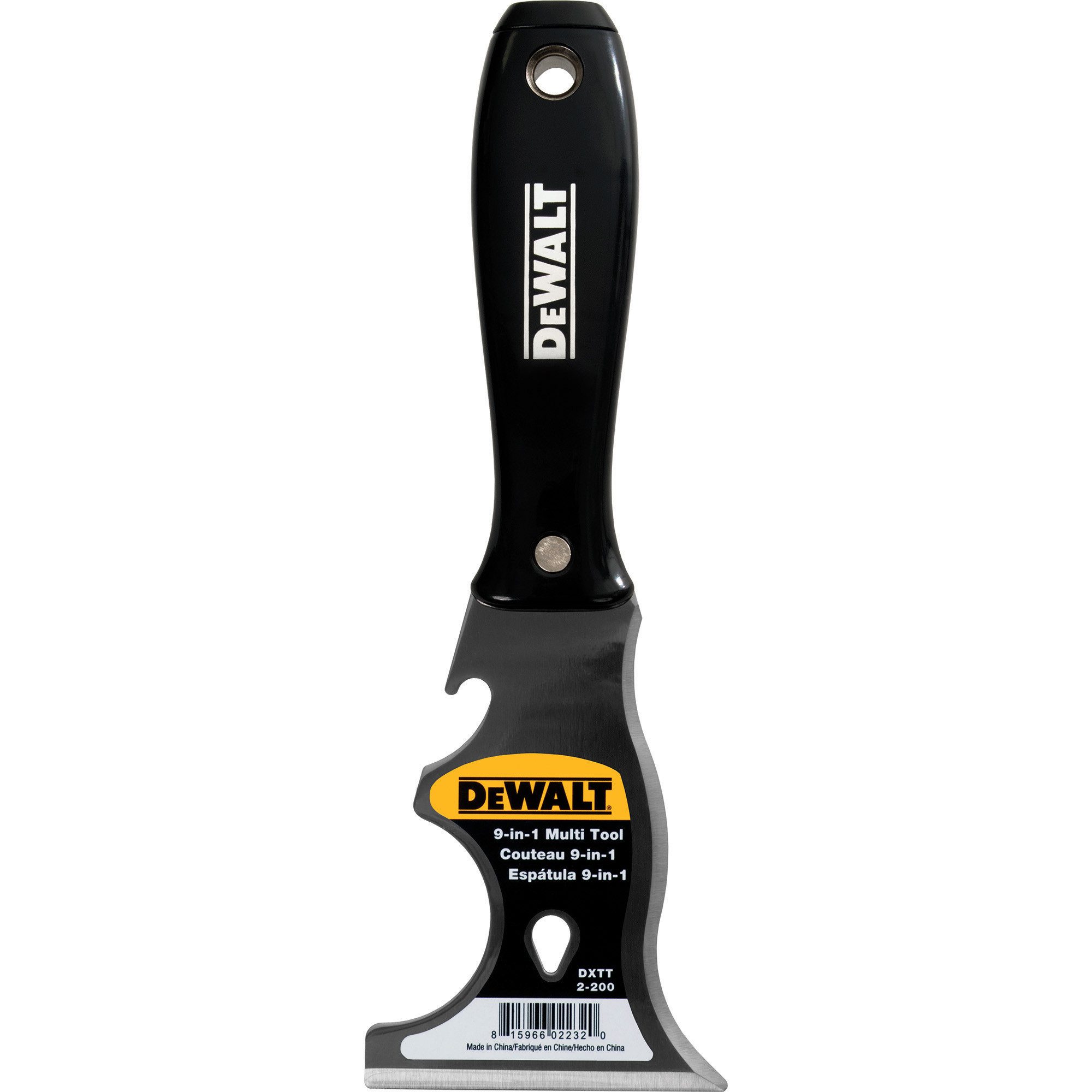 Flächenspachtel DeWALT Malers Tool 9in1 Multitool Spezialmesser 2-200