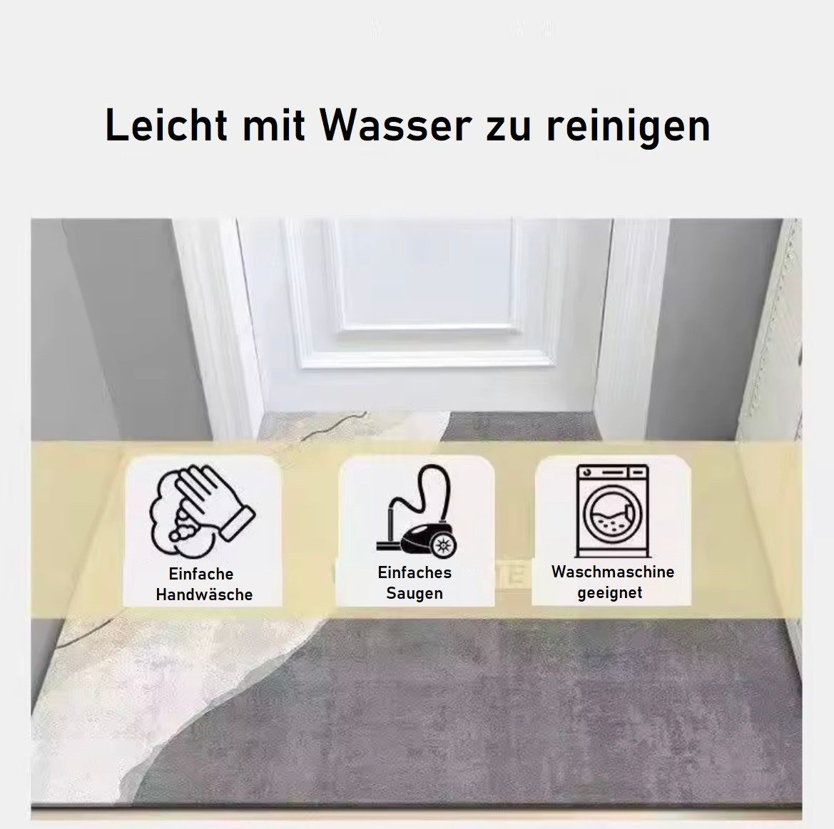 DENU-Home Designteppich 3D Rutschfeste Teppiche Wohnzimmer Schlafzimmer Outdoor, Höhe: 200 mm, 3D Premium Druck