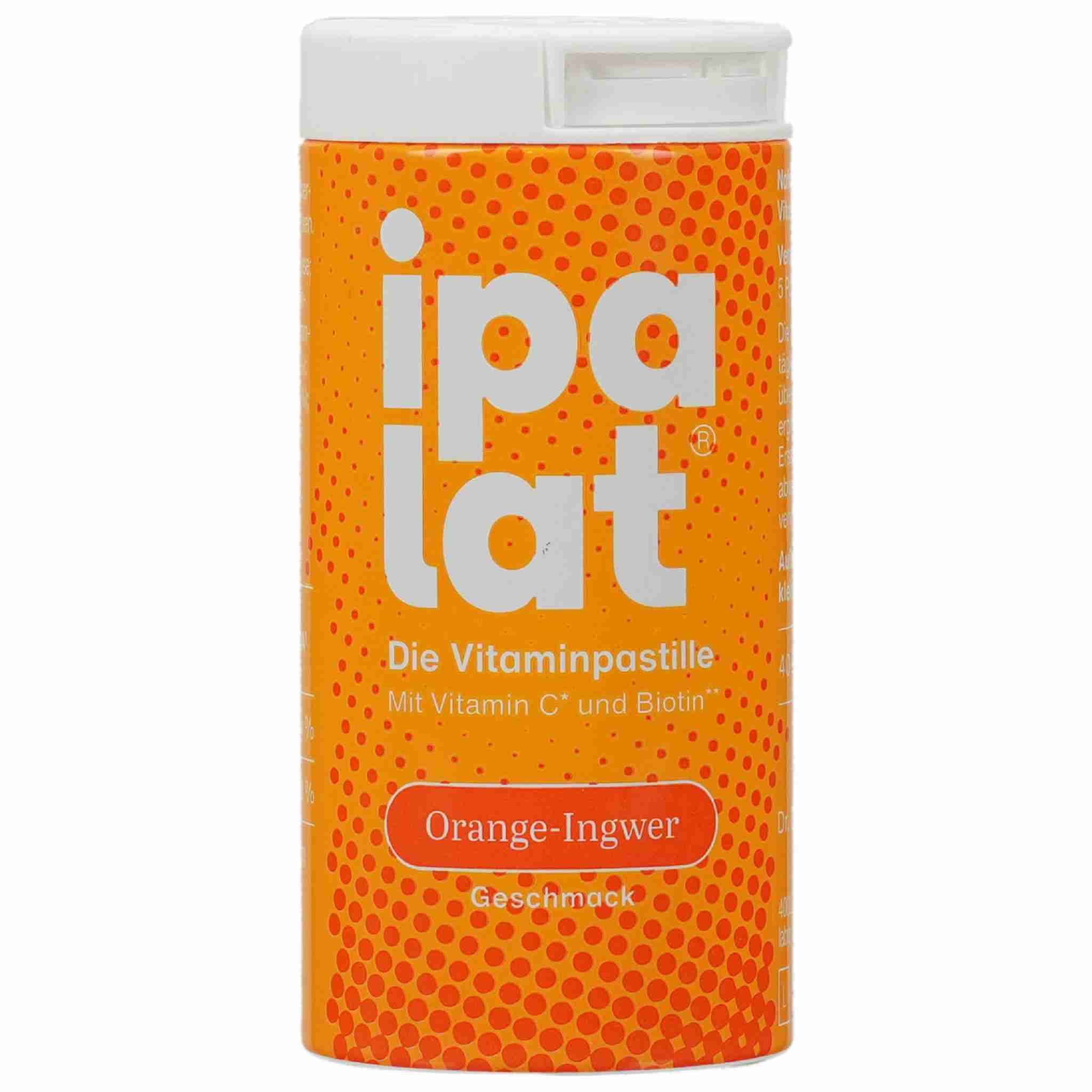 Dr. Pfleger Arzneimittel GmbH IPALAT Die Vitaminpastille Orange-Ingwer Tabletten