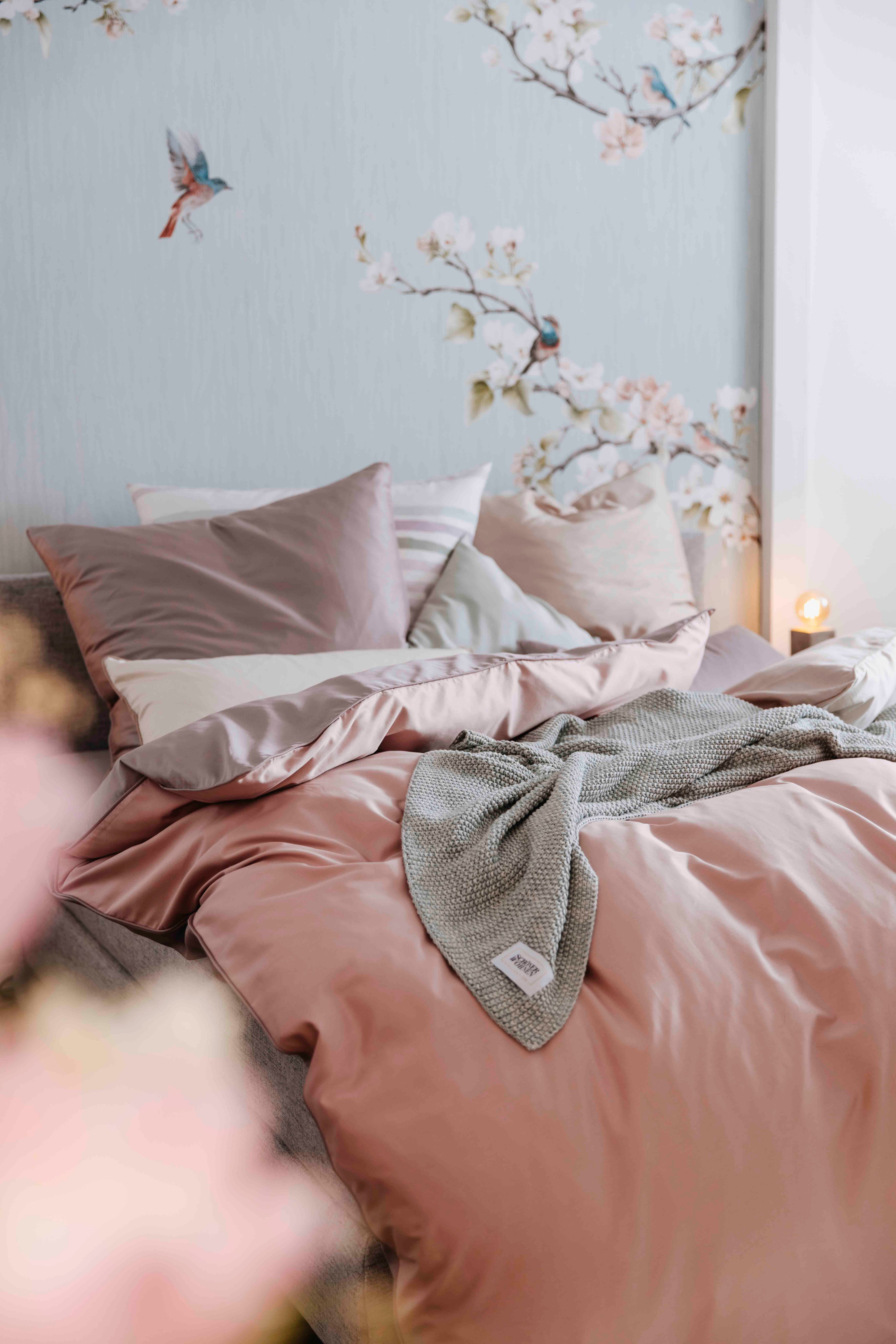 Kleine Wolke Bettwäsche Linda, Mako-Satin, 2 teilig, einfaches, sehr elegantes Design – Bild 5 von 5