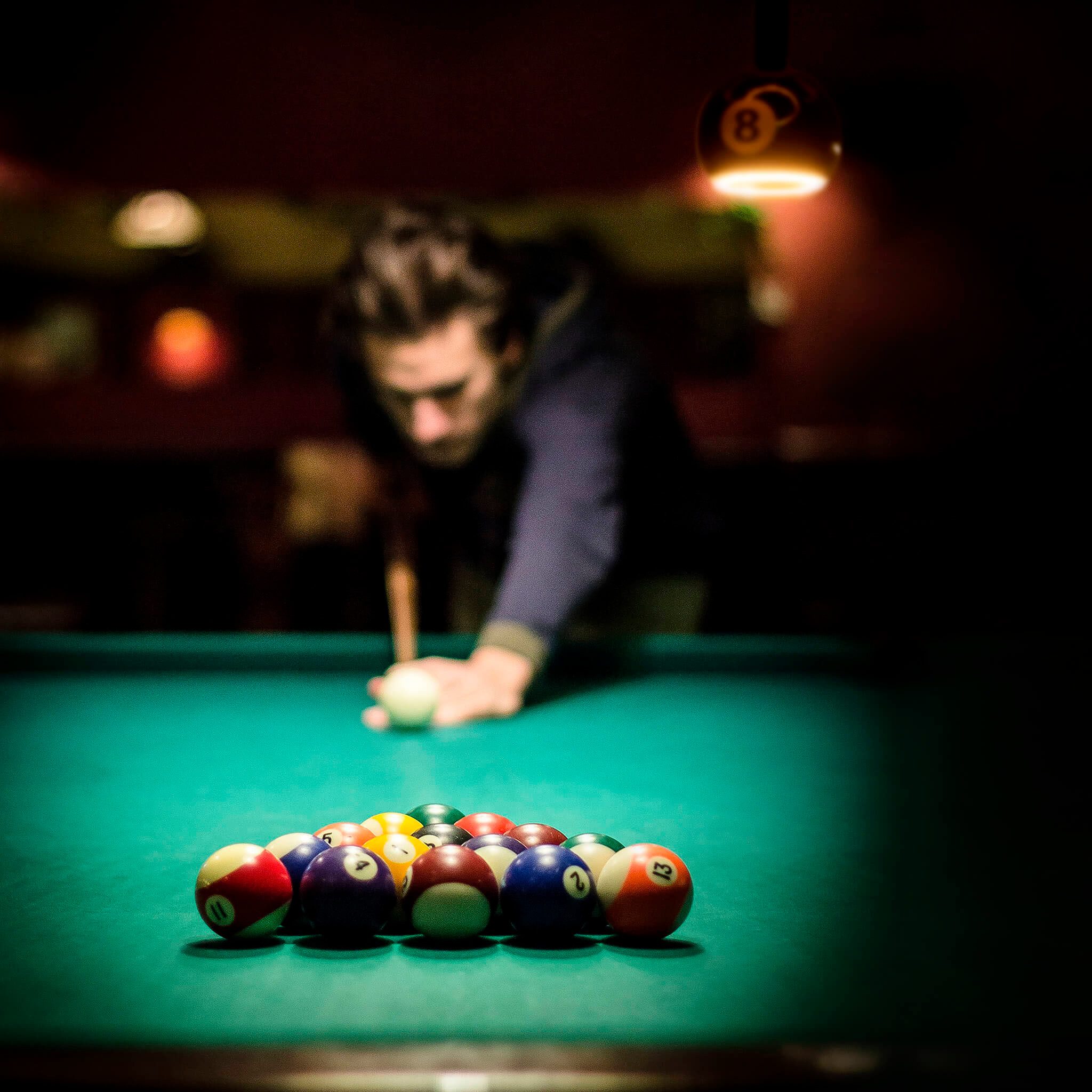SEGULA LED-Leuchtmittel LED Floating Billard 200 black 8, E27, 1 St., Extra-Warmweiß, handmade