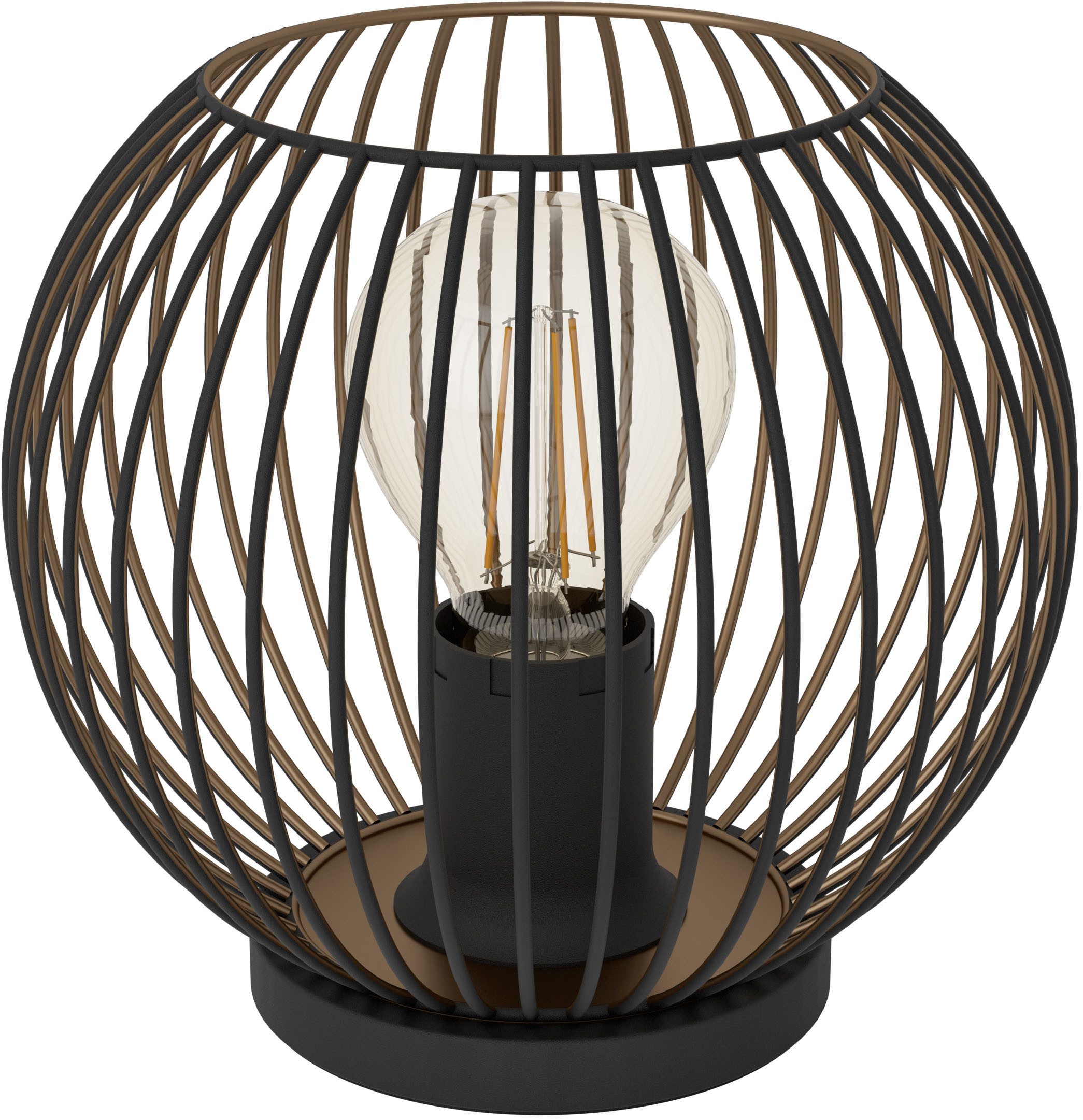 EGLO Tischleuchte ALMANZORA Tischlampe - Stahl - E27 - 1X60W - IP20, Ein-/A günstig online kaufen