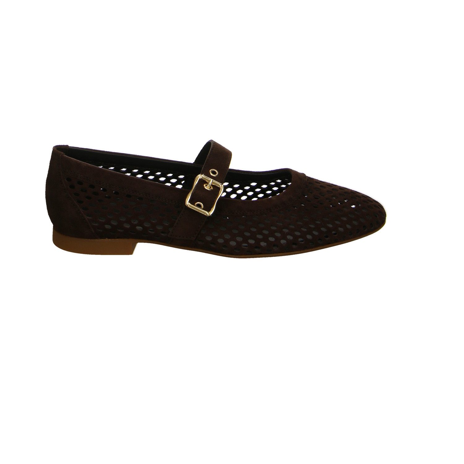 Paul Green Paul Green Nubuk Pumps Flach braun Loafer