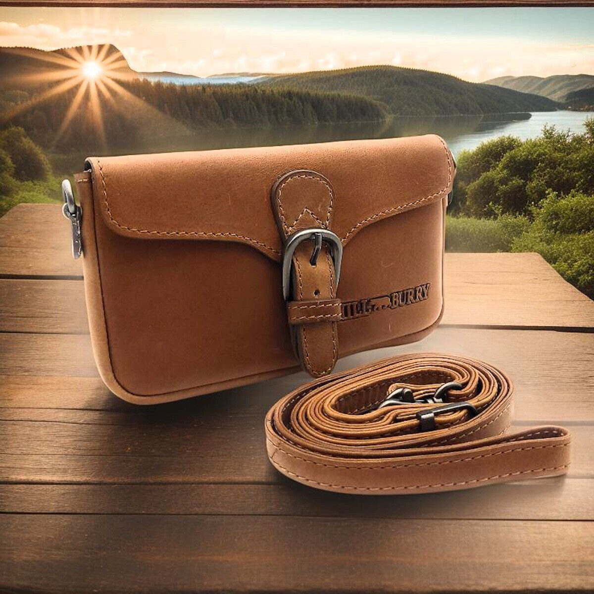 Hill Burry Gürteltasche echt Leder Hüfttasche, günstig online kaufen
