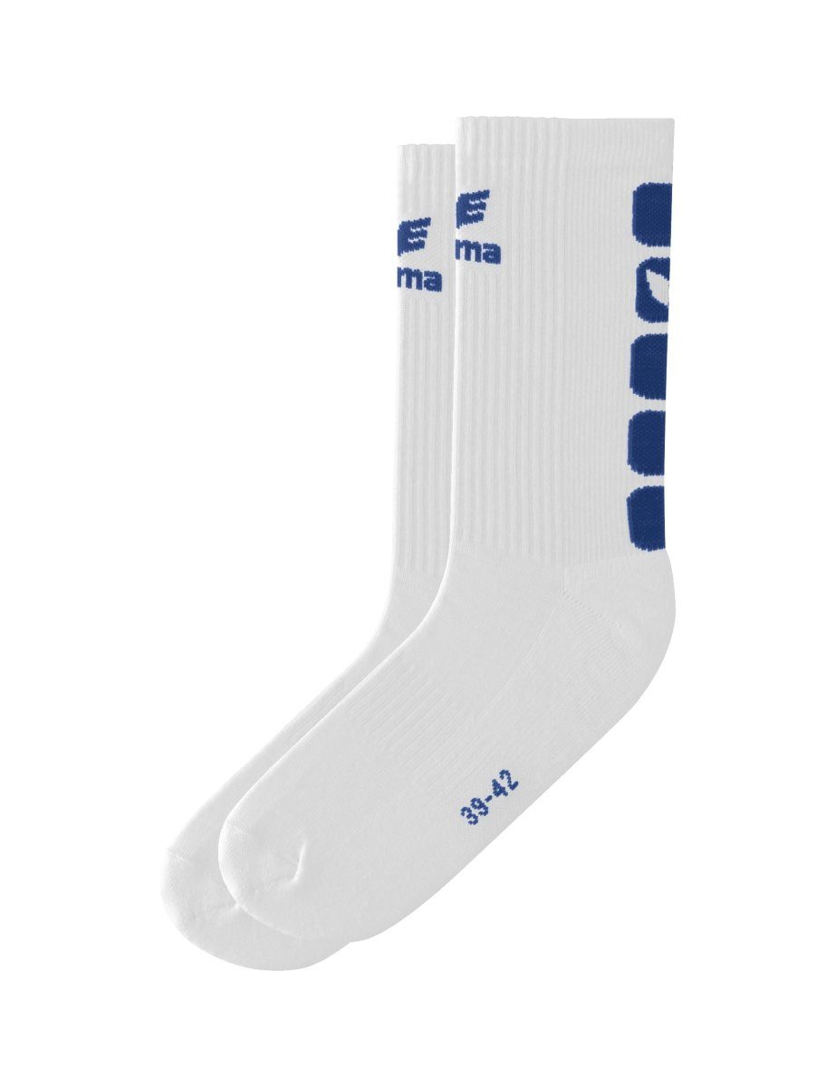 Erima Sportsocken Classic 5 Cubes weiss/navy - 1 Paar