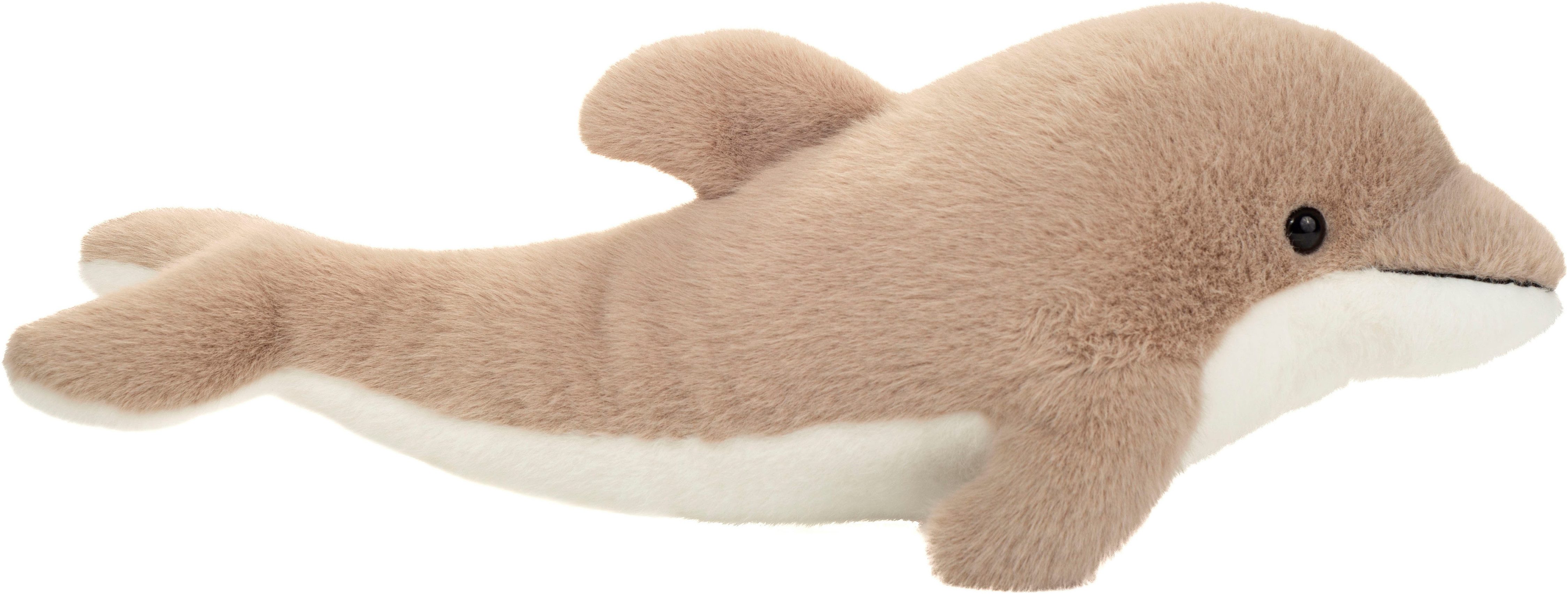Teddy Hermann® Kuscheltier Delfin, 42 cm, Füllung aus recyceltem Material