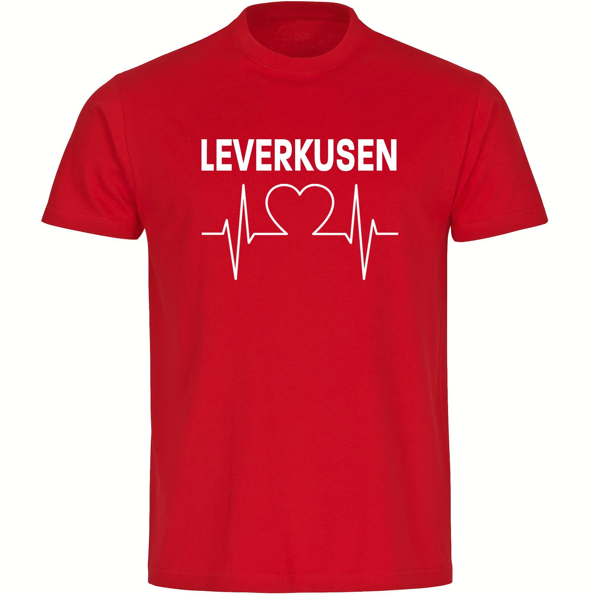 T-Shirt Herren Leverkusen - Herzschlag - Männer