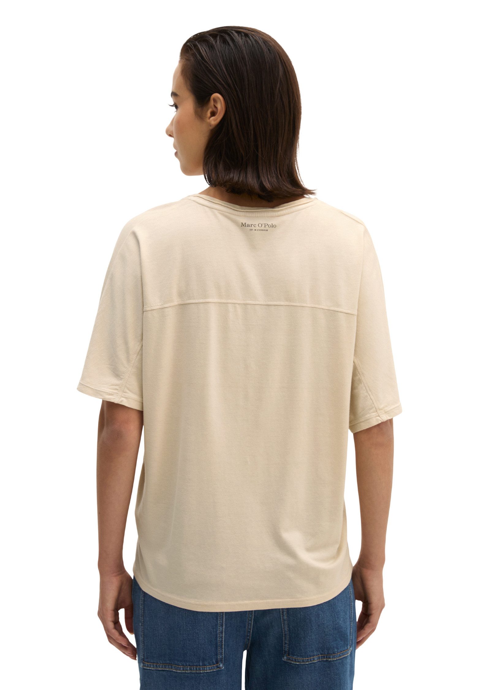 Marc O'Polo T-Shirt aus feinem Slub-Jersey