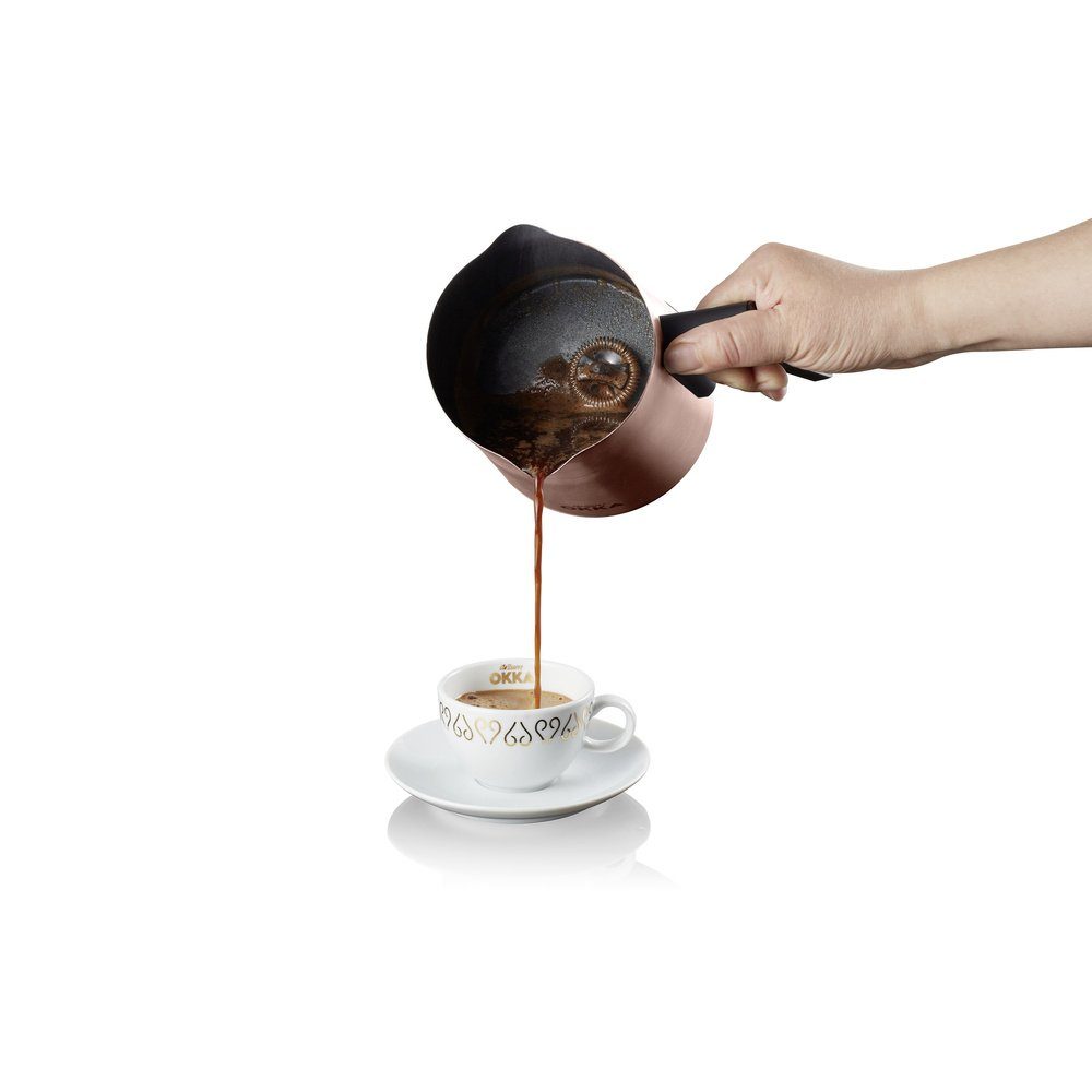 Kupfer, Schwarz Mokka-Kaffeemaschine Fassungsvermögen arzum OK0012-R Bronze Arzum Filterkaffeemaschine