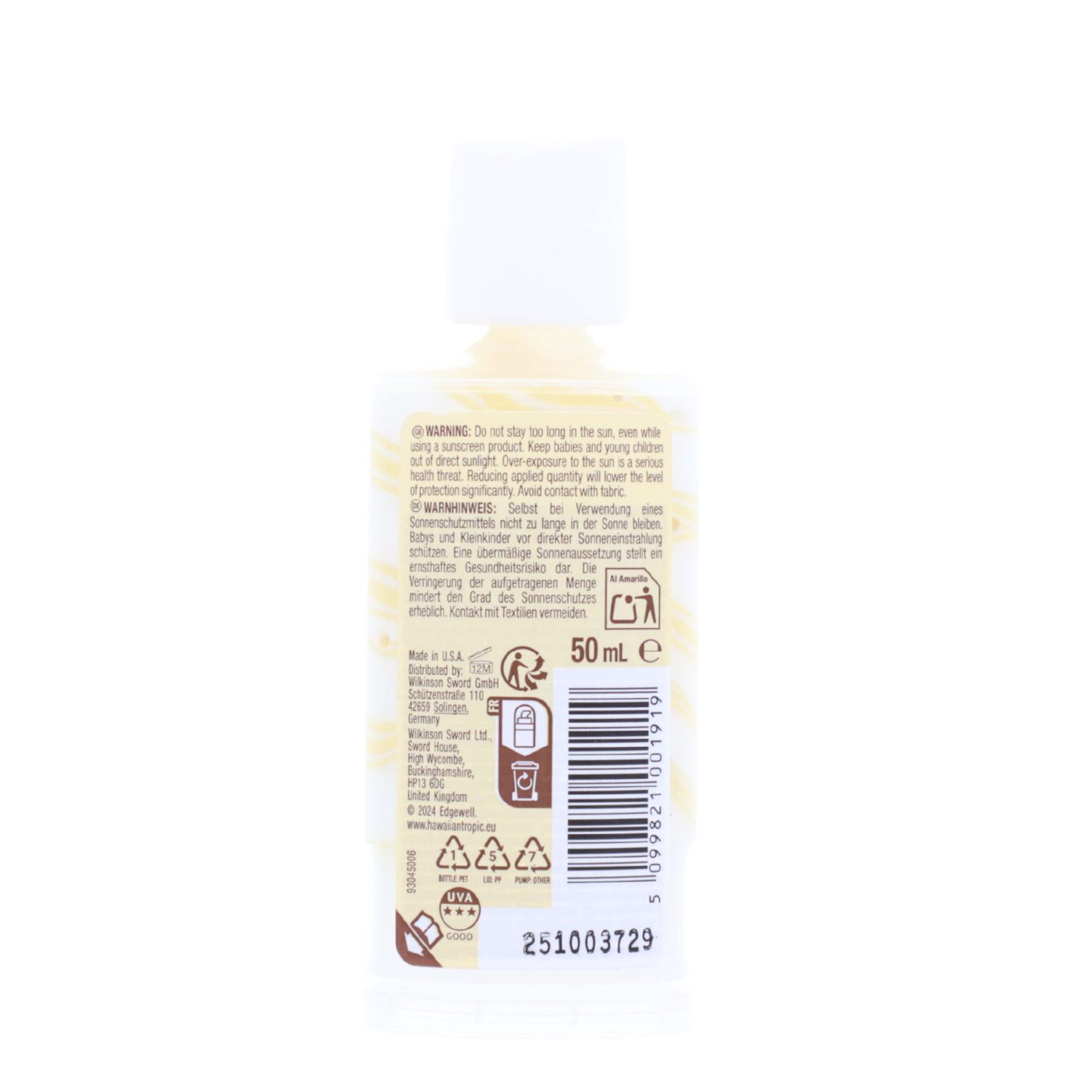 Hawaiian Tropic Sonnenschutzlotion Hawaiian Tropic Hydrating Protection Face Lotion 50 ml UVA Schutz 30
