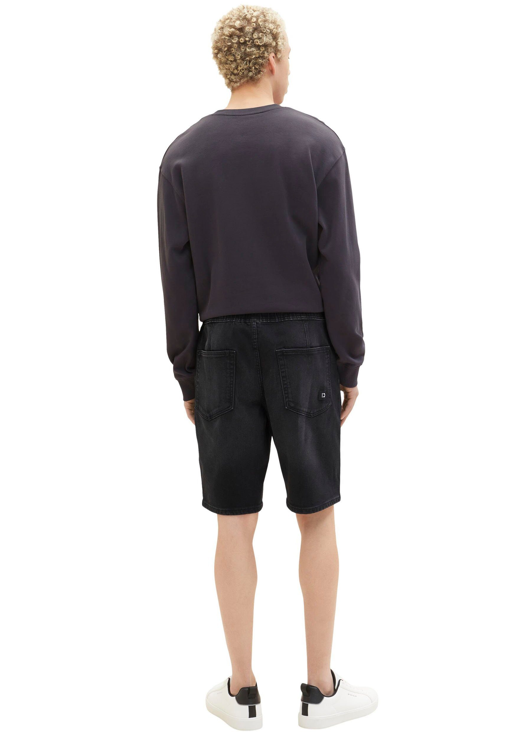 TOM used dark elastischem Denim Tunnelzugbund mit Jeansshorts TAILOR