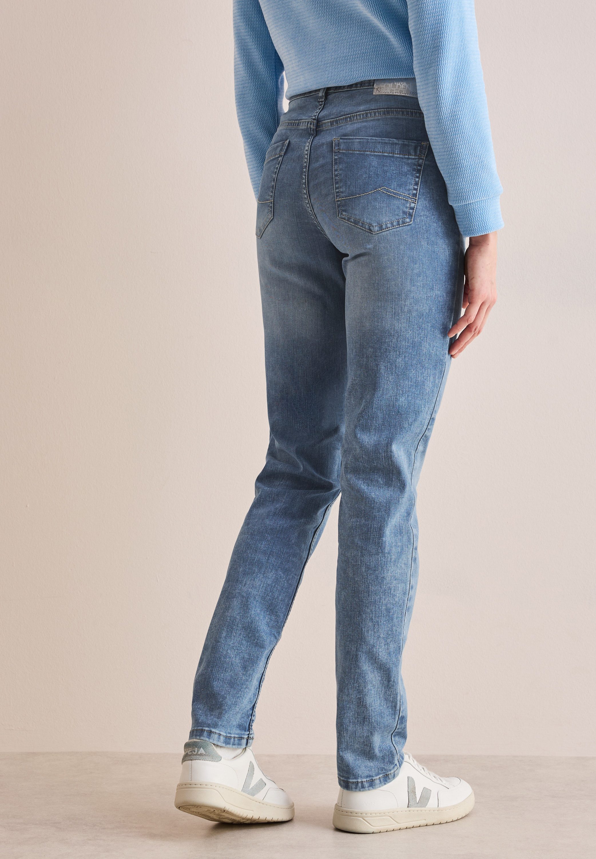 Cecil Slim-fit-Jeans, High Waist günstig online kaufen