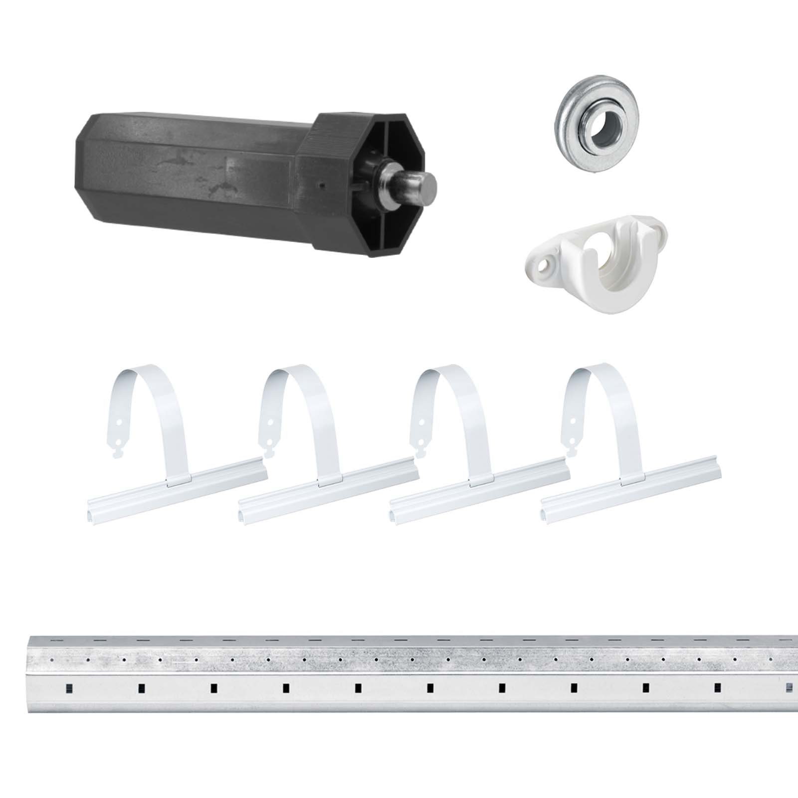 Nobily Doppelwippe, Rolladenmotor mit inkl. Mechanik-Set, Mini Komplett-Set, 13Nm/36kg 1-St., Rolladen-Set Achtkantwelle